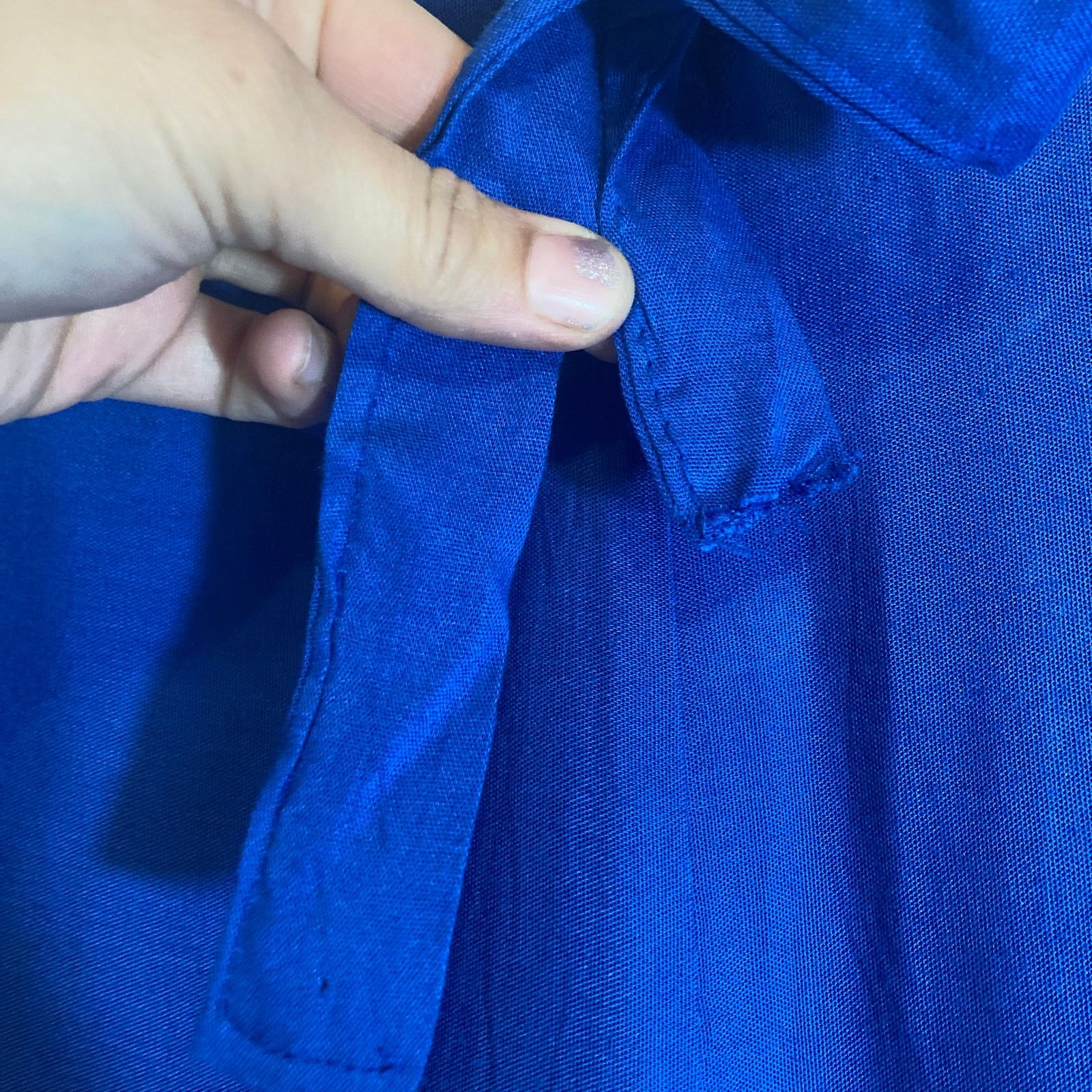 Other Pareos etc Royal Blue Beach High Rise Wide Leg Beaded Pants Size 34" / US 12 / IT 48 - 10 Thumbnail