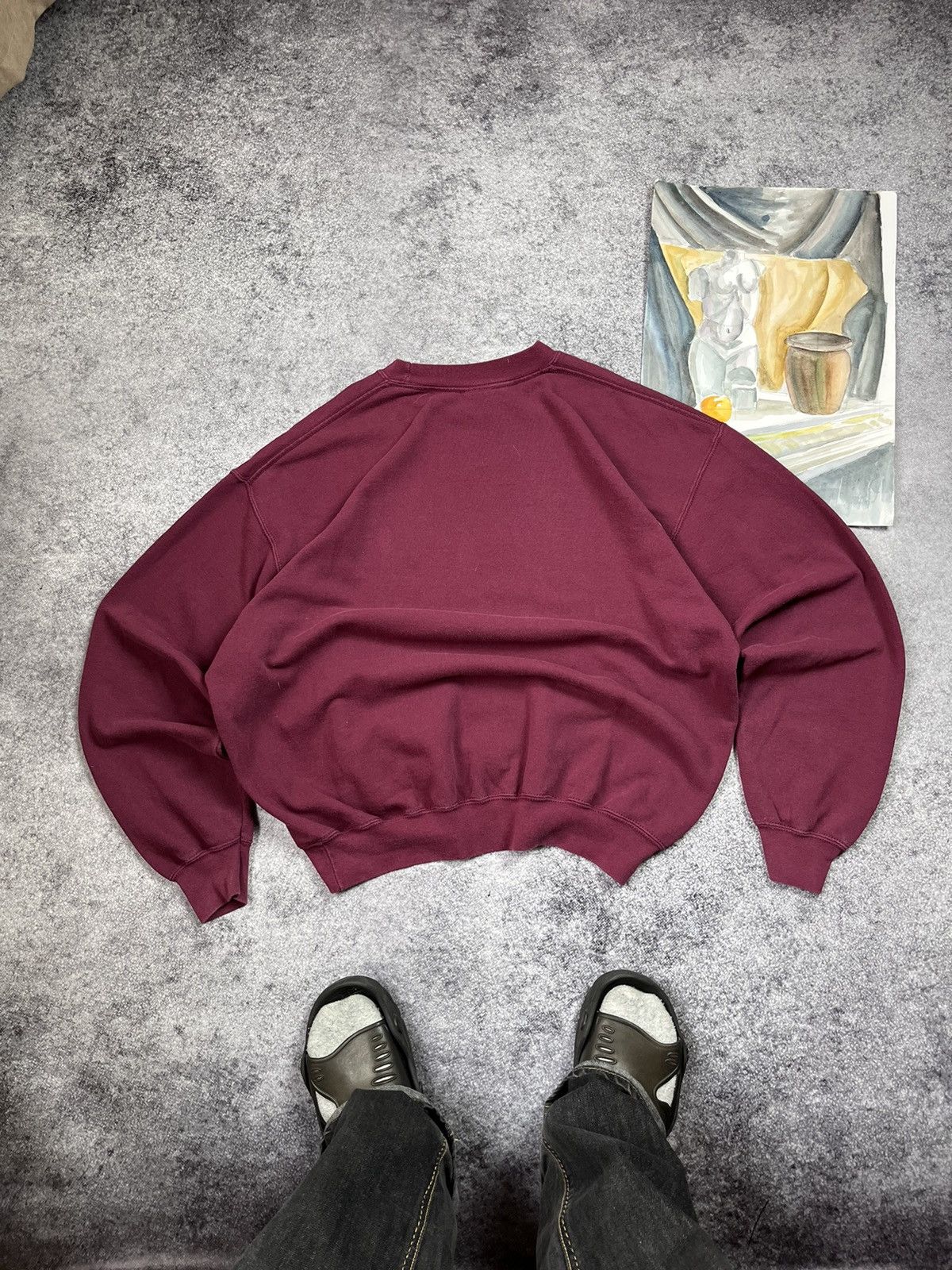 Stussy 🔥STUSSY HIP HOP LOGO BOXY 90’S USA BAGGY HODED SWEATSHIRT Size US L / EU 52-54 / 3 - 7 Thumbnail