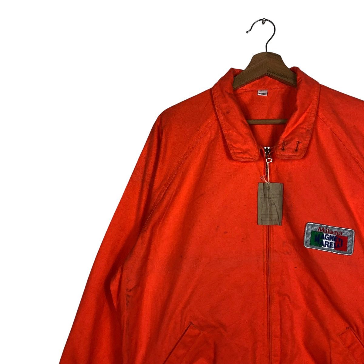 Japanese Brand 🔥VINTAGE BOMBER JACKET MILANO MAGNETI MARELLI BIG LOGO Size US L / EU 52-54 / 3 - 9 Thumbnail