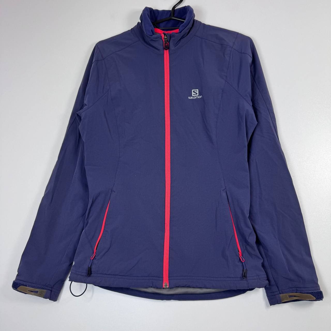 Salomon Salomon ClimaWind Jacket Womens Blue Full Zip Running L Size XS / US 0-2 / IT 36-38 - 1 Thumbnail
