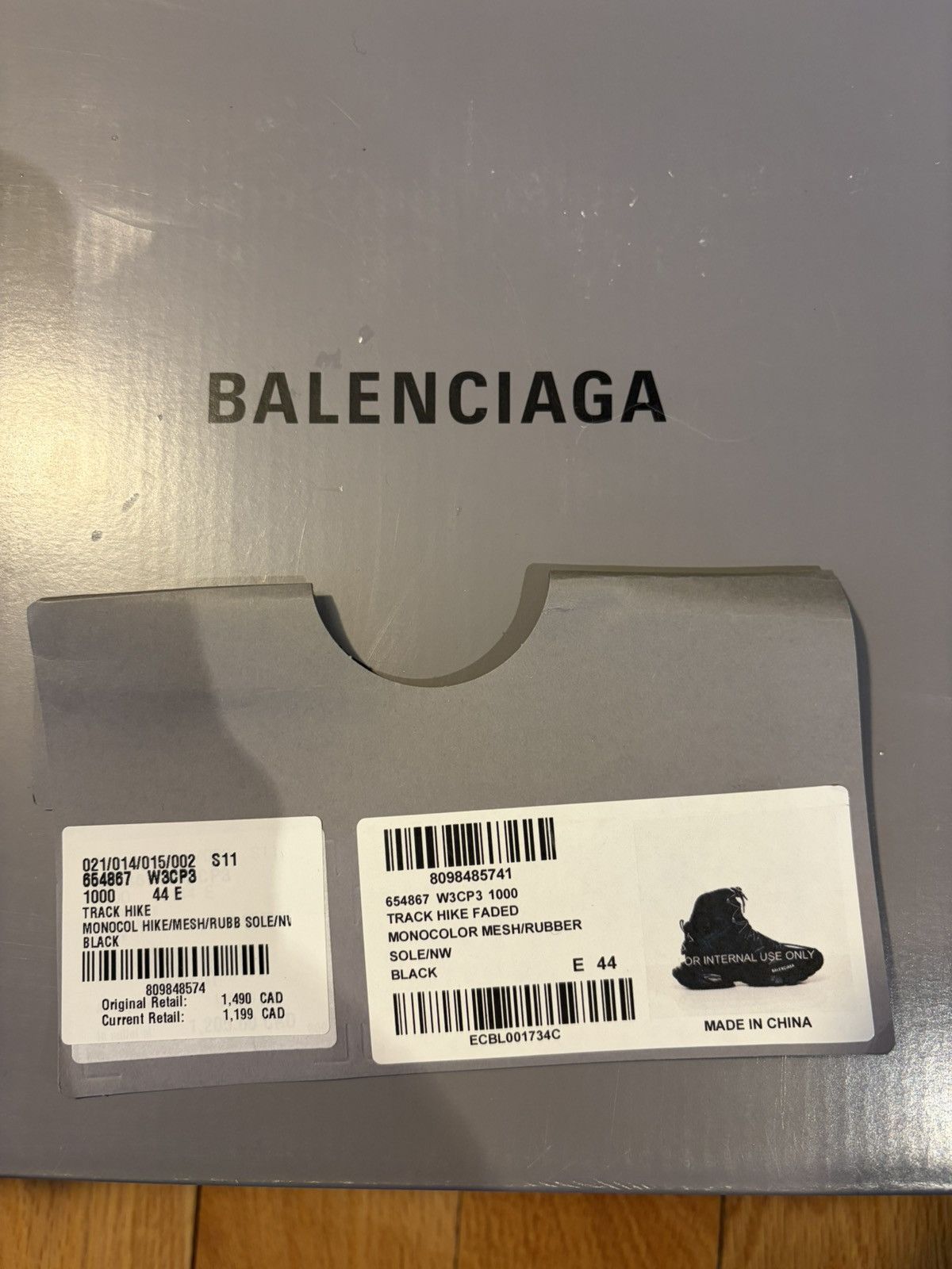 Balenciaga Black Balenciaga 1.0 Track High-Top Sneaker Size US 11 / EU 44 - 8 Thumbnail