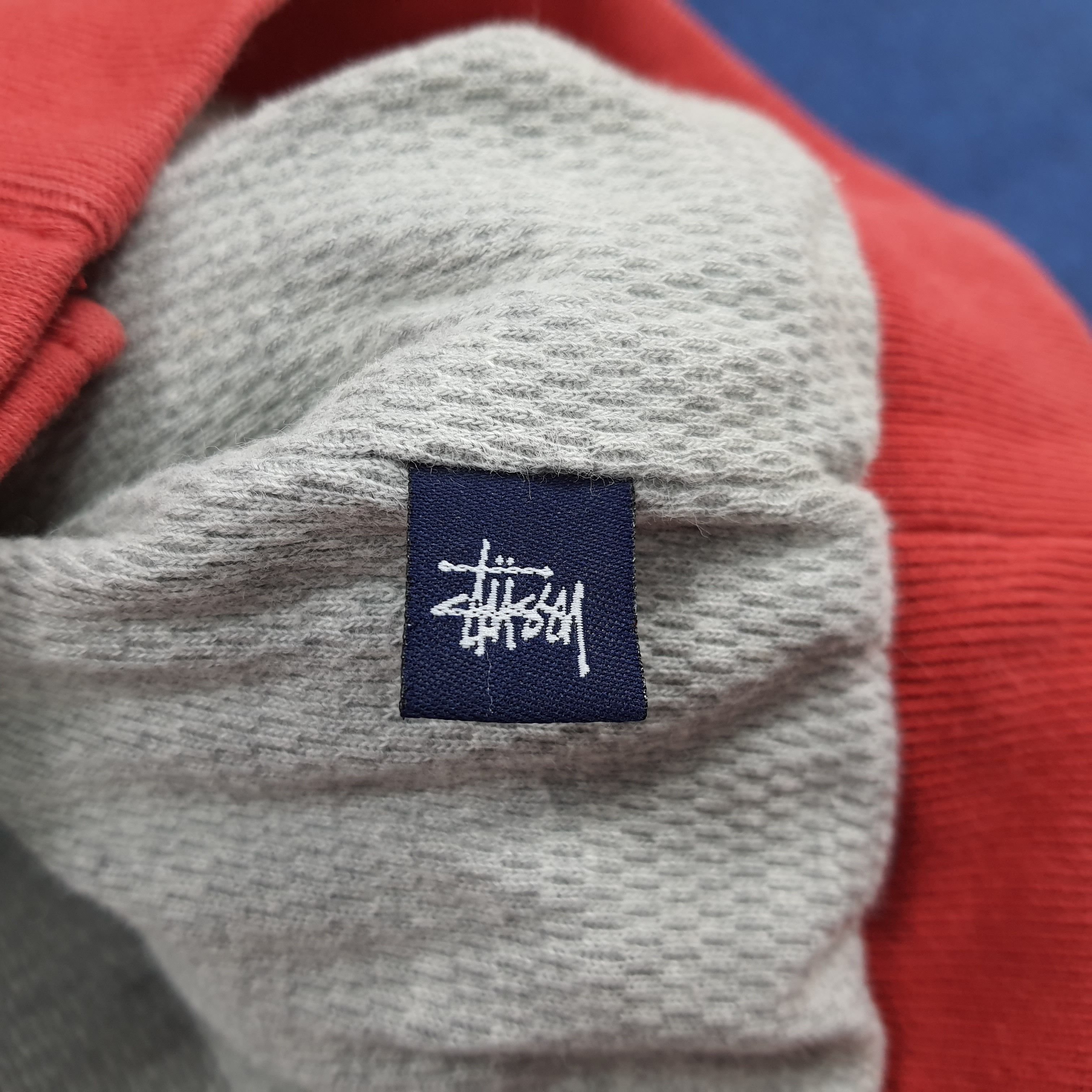 Stussy Vintage Stussy Streetwear Red Varsity Button Up Jacket Size US XL / EU 56 / 4 - 8 Thumbnail