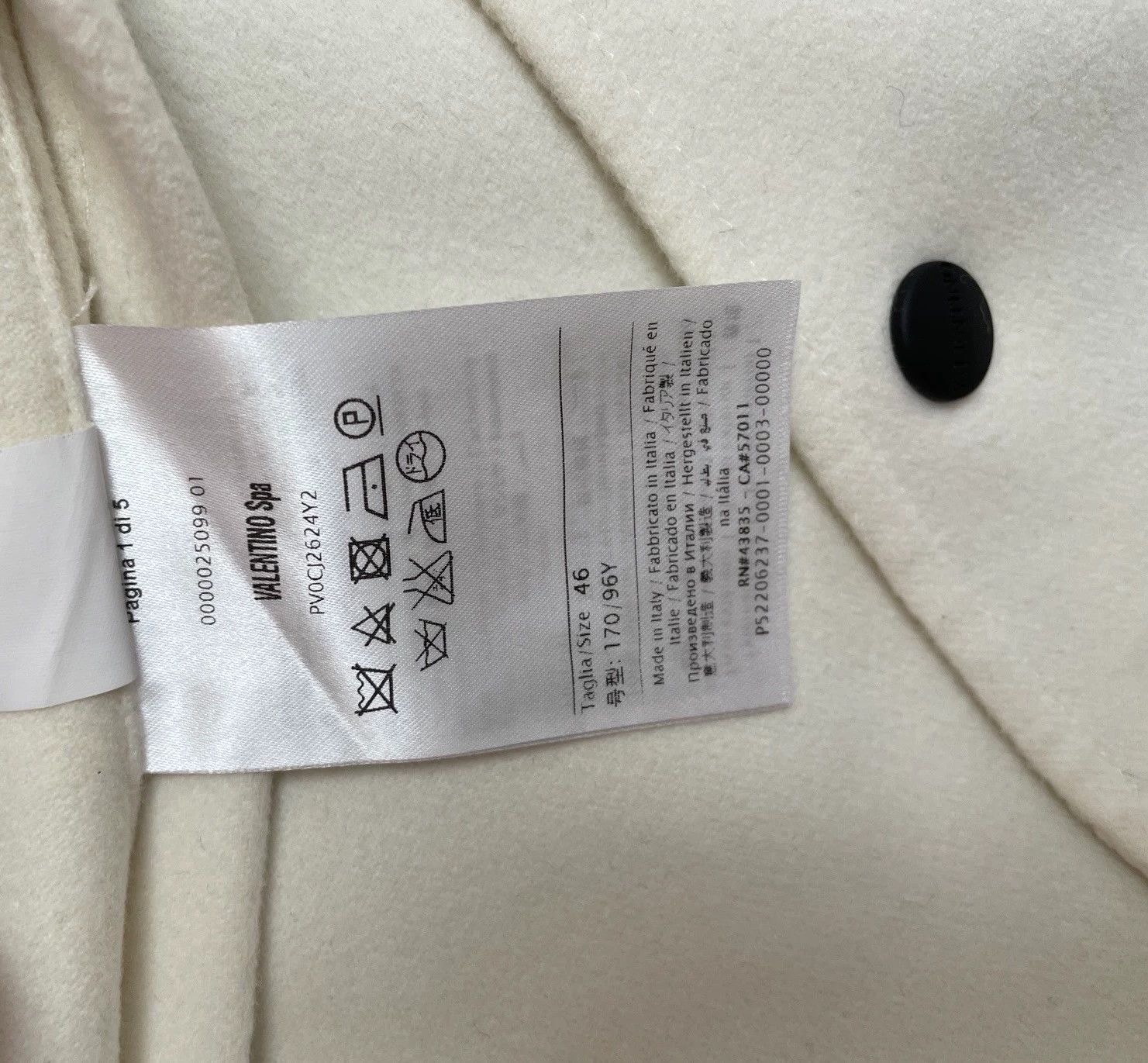 Valentino Valentino Men's Casual Jacket 46 New No Tags Size US S / EU 44-46 / 1 - 7 Thumbnail
