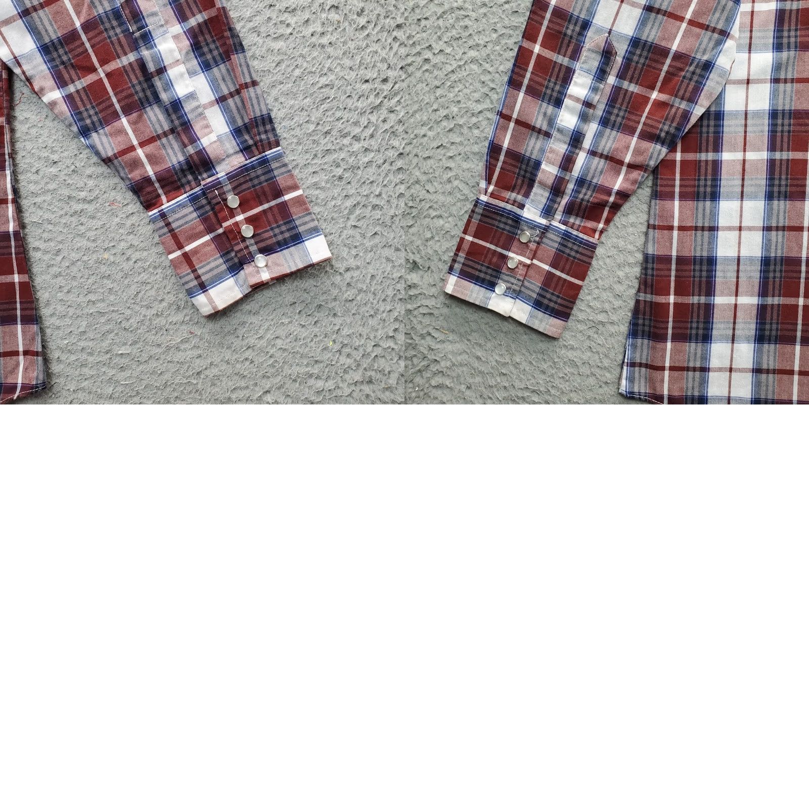 Vintage Ely Cattleman Mens Shirt Multi Plaid Pearl Snap M Adult M Regular Fit Western Casual Button-Up Men Size US M / EU 48-50 / 2 - 8 Thumbnail