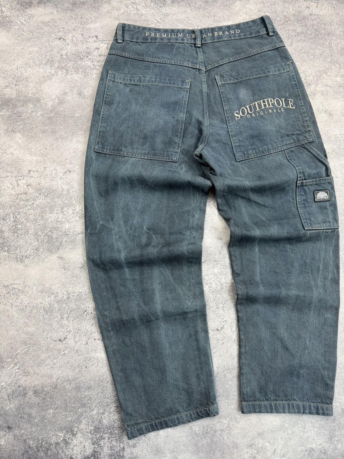 Southpole Vintage Y2K SouthPole Baggy Jeans Denim Pants Faded Skater Size US 32 / EU 48 - 7 Thumbnail