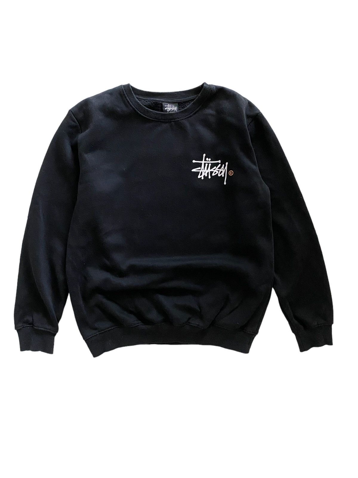 Stussy × Vintage VTG Stussy Sweatshirt Big logo made in Mexico Size US L / EU 52-54 / 3 - 4 Thumbnail