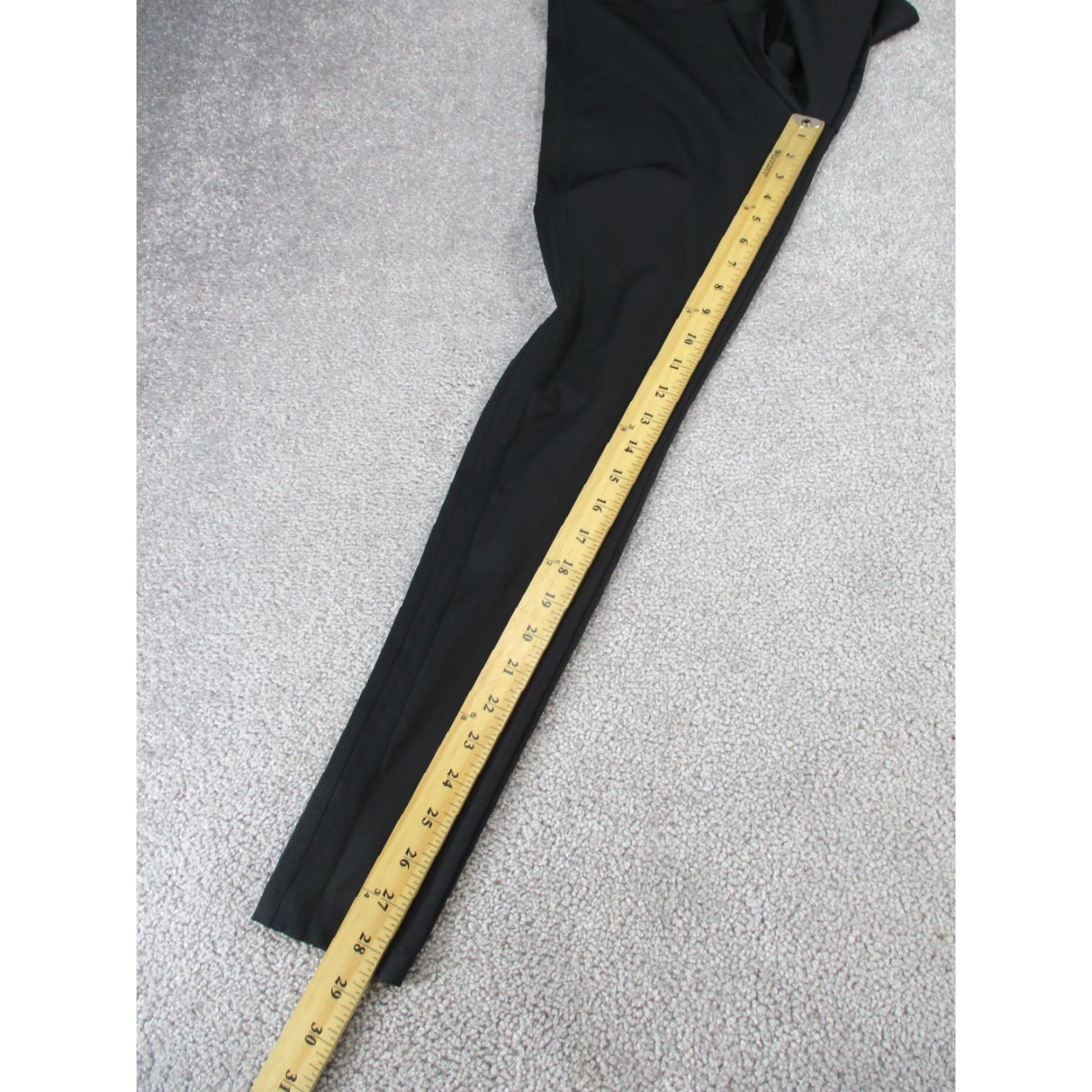 Adidas VINTAGE Adidas Leggings Womens Small Activewear Compression Fitness Black 90s Athleisure Womens Size 28" / US 6 / IT 42 - 3 Thumbnail