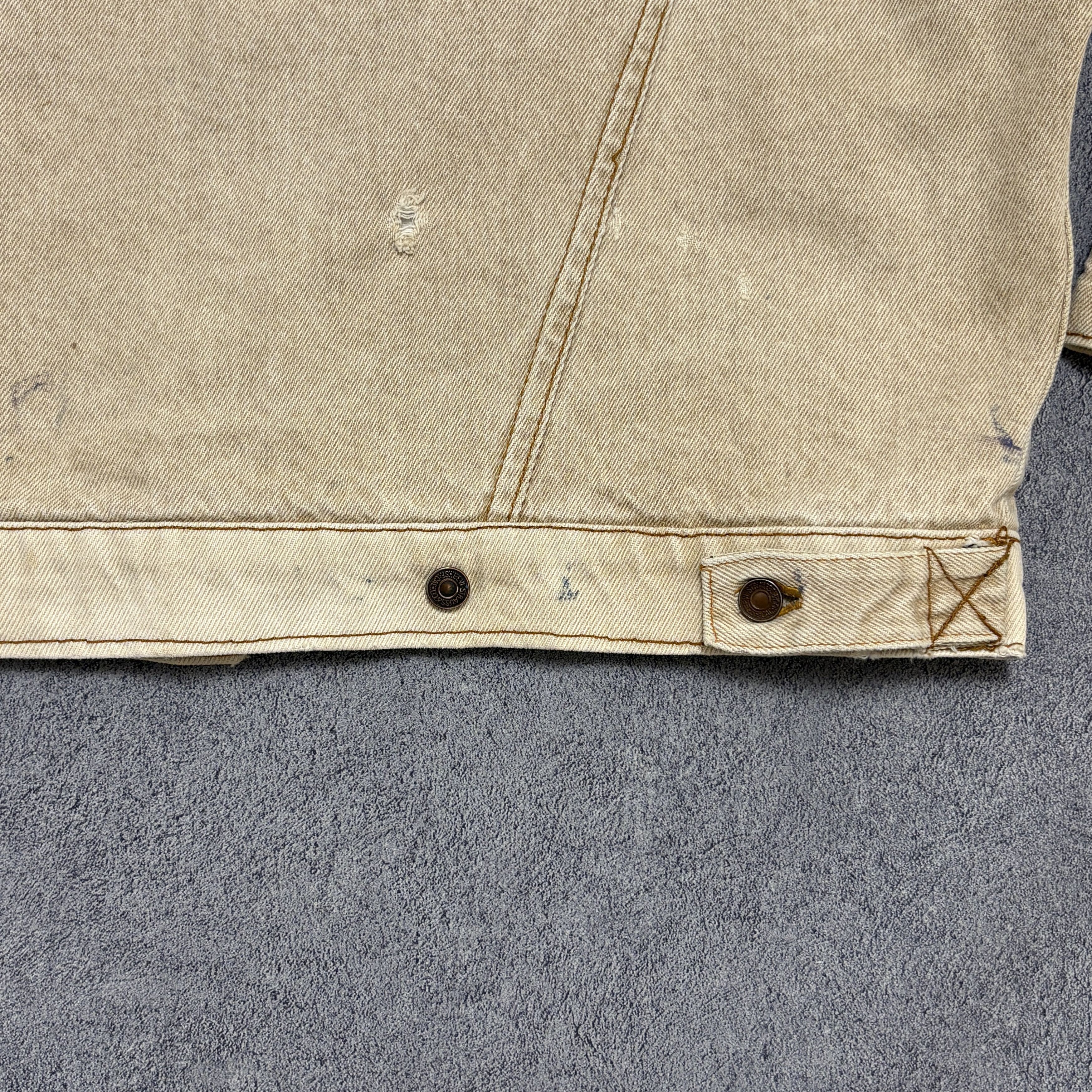 Levi's Vintage 90s Levi's Blanket Lined Trucker Jacket Workwear Size US L / EU 52-54 / 3 - 21 Thumbnail