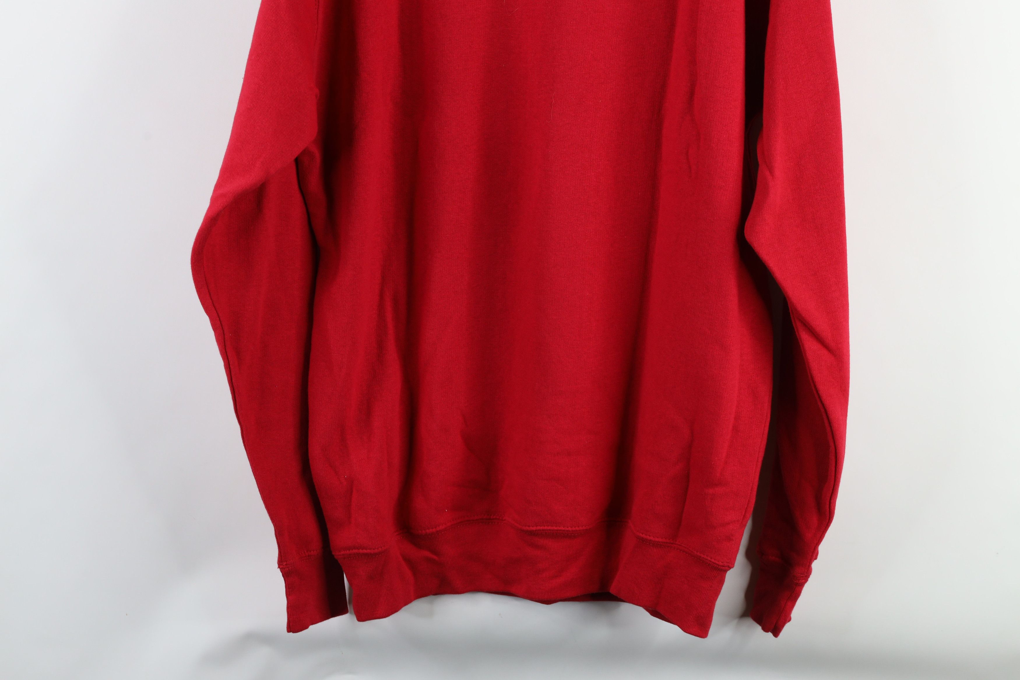 Vintage Vintage 90s State University Crewneck Sweatshirt Red Size US L / EU 52-54 / 3 - 9 Thumbnail