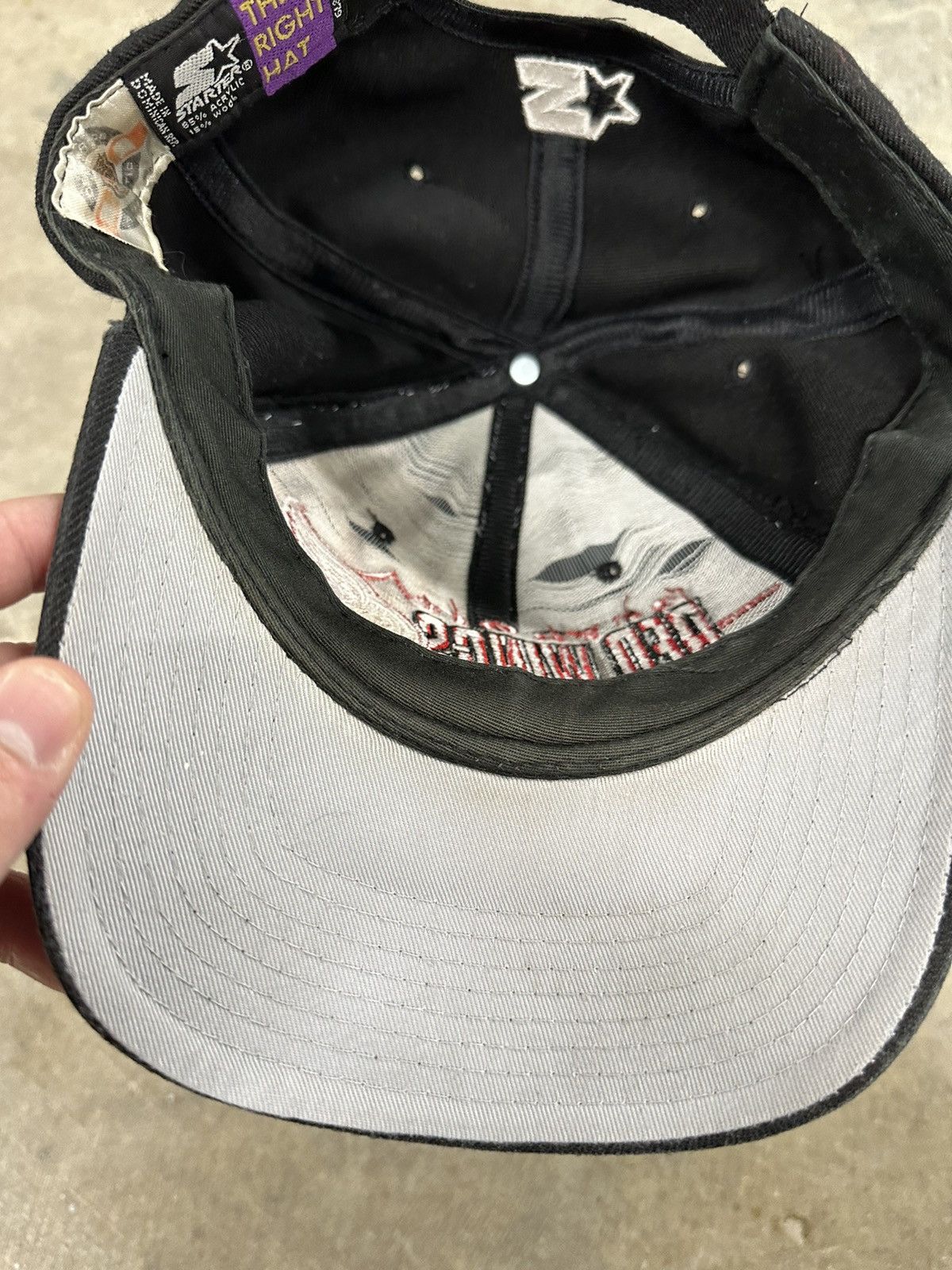 NHL × Starter × Vintage Vintage 90s Starter Detroit Red Wings Strapback OSFA Size ONE SIZE - 8 Thumbnail