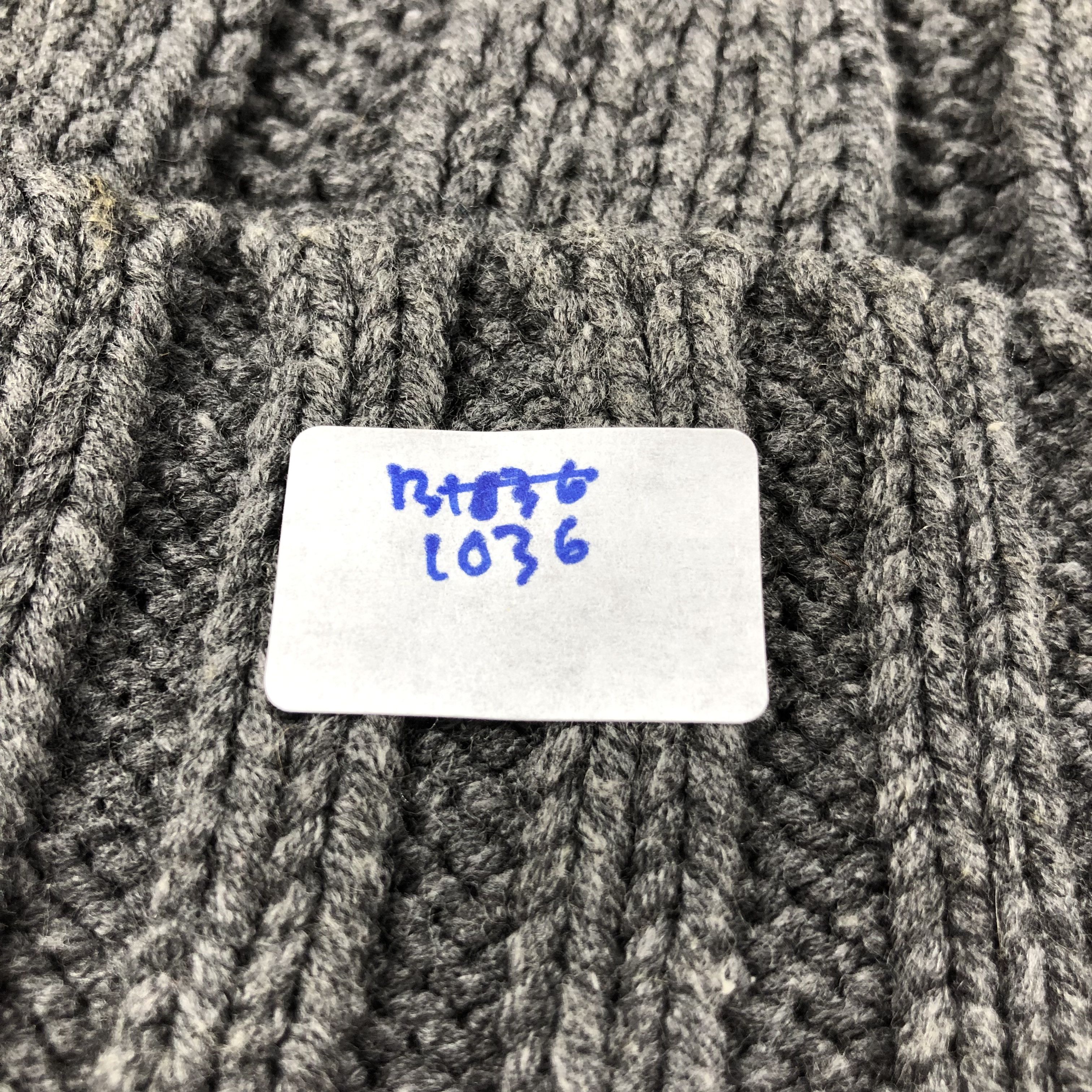Ermenegildo Zegna Z Zegna Cable Knit Cotton/Wool Beanie Snowcap Snow Hat B1036 Size ONE SIZE - 10 Thumbnail