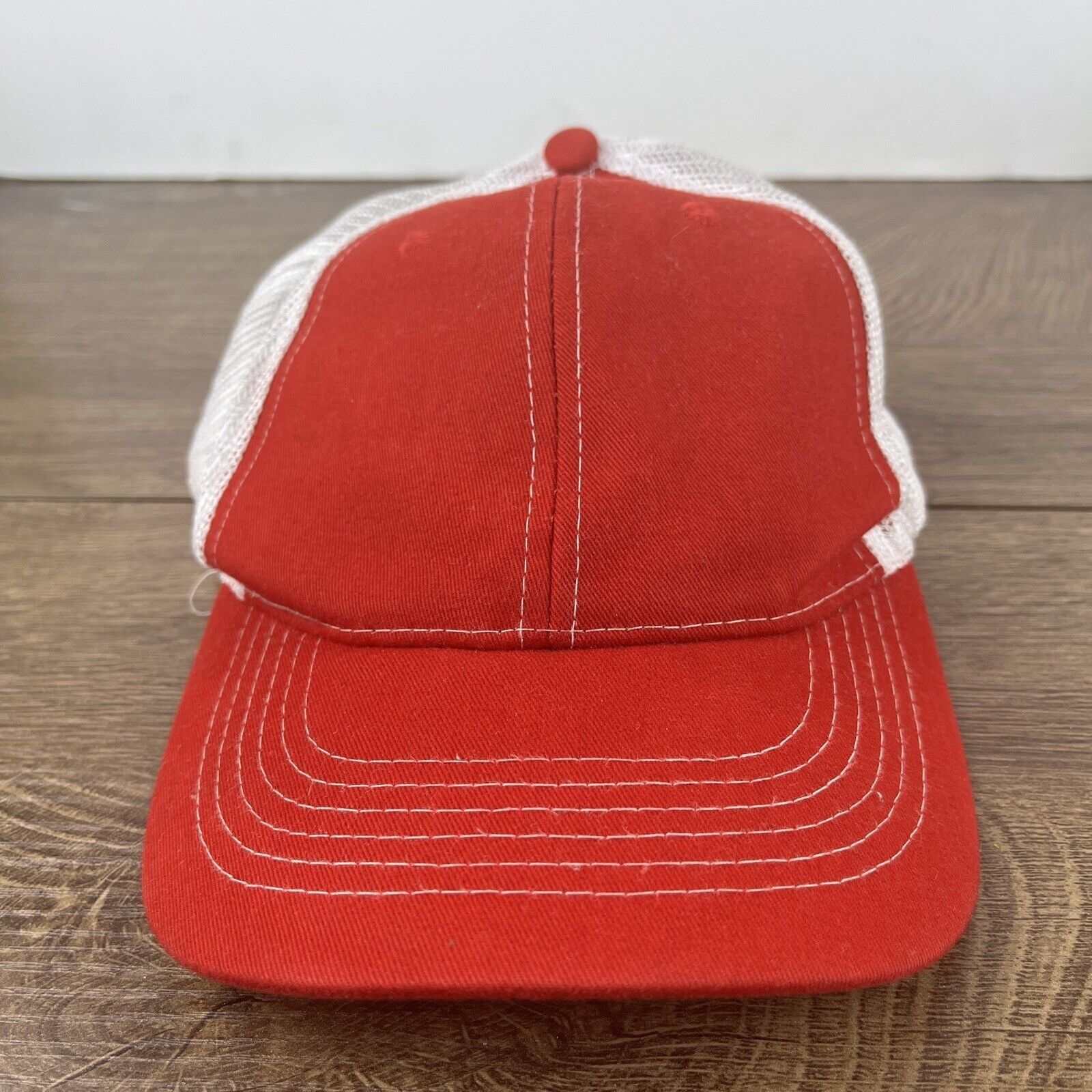 Other Plain Red Baseball Cap Red Hat Adjustable Snapback Adult Siz Size ONE SIZE - 3 Thumbnail