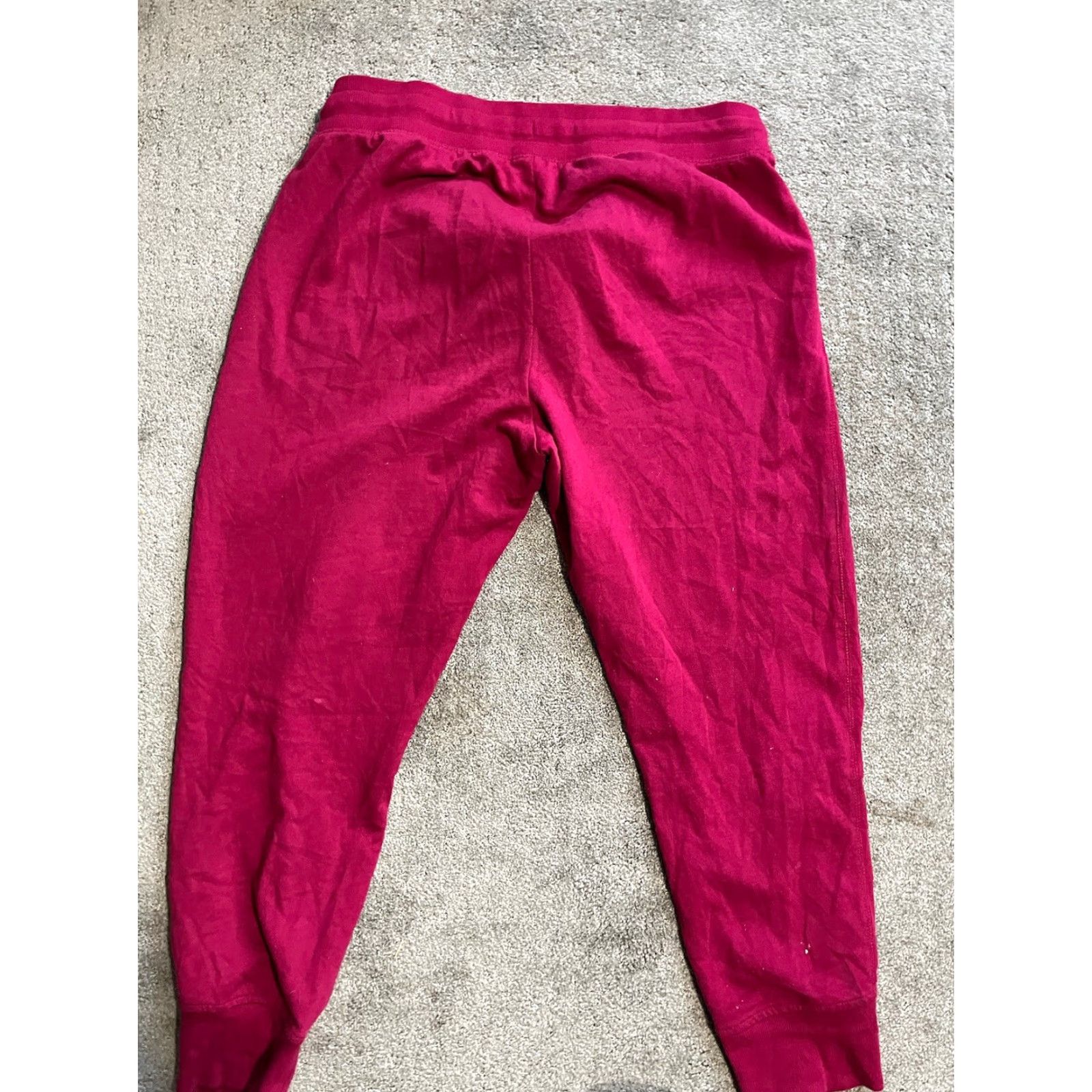 Gap Vintage Gap Women’s Tapered Jersey Pants M Red Activewear Lounge Joggers Size 32" / US 10 / IT 46 - 3 Thumbnail