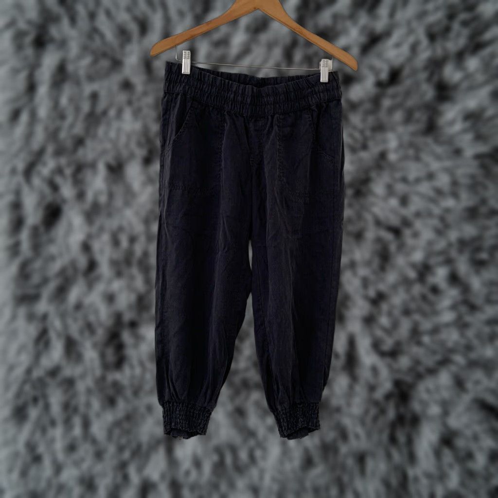 Athleta Athleta Women's Grey Lyocell Jogger Pants Sz 8 with Ankle Zippers Size 30" / US 8 / IT 44 - 1 Thumbnail