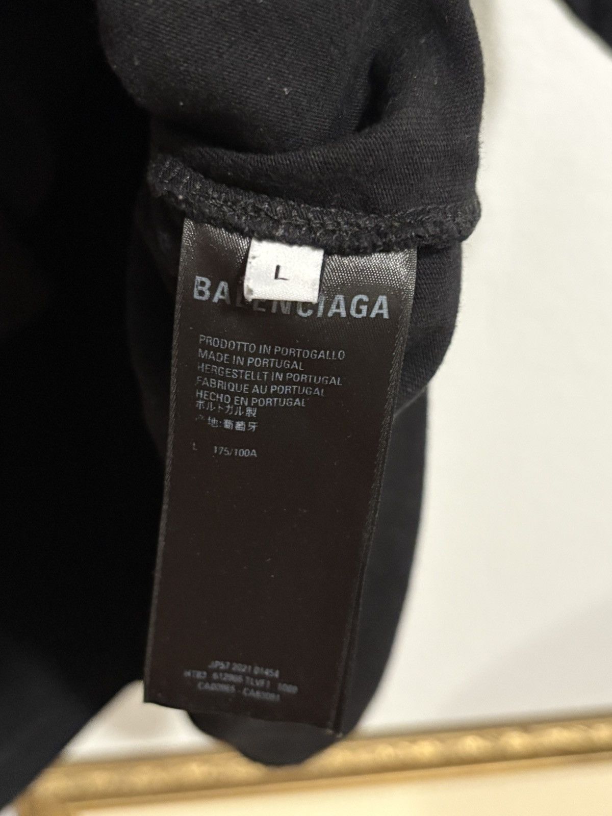 Balenciaga Balenciaga black logo shirt Disney lettering Size US L / EU 52-54 / 3 - 8 Thumbnail