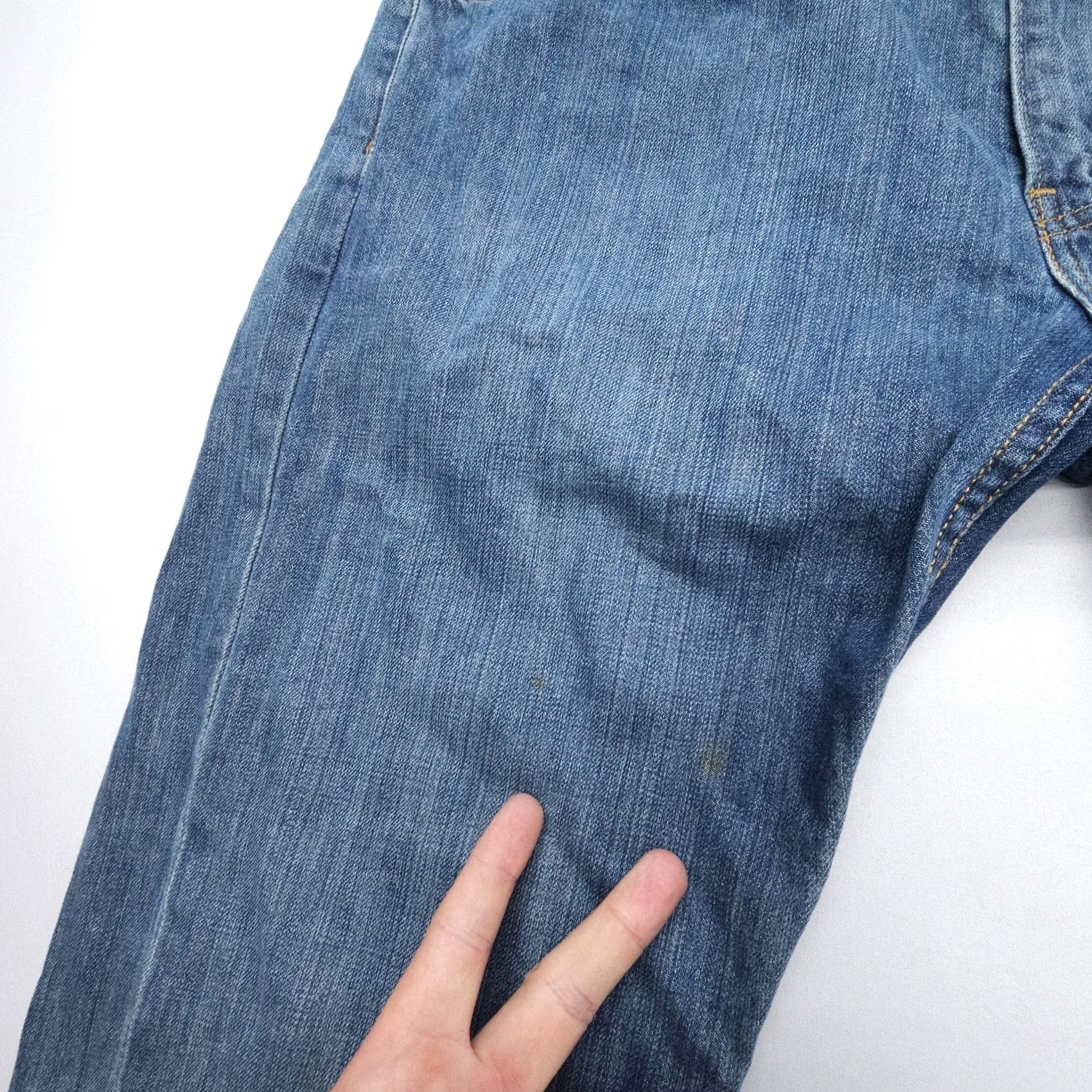 Levi's Levi's 559 Jeans Relaxed Straight Mens 36 x 32 Dark Wash 100% Cotton Rigid Denim Blue Tailored Everyday Comfort Pockets Vintage: No Model: Size US 36 / EU 52 - 3 Thumbnail