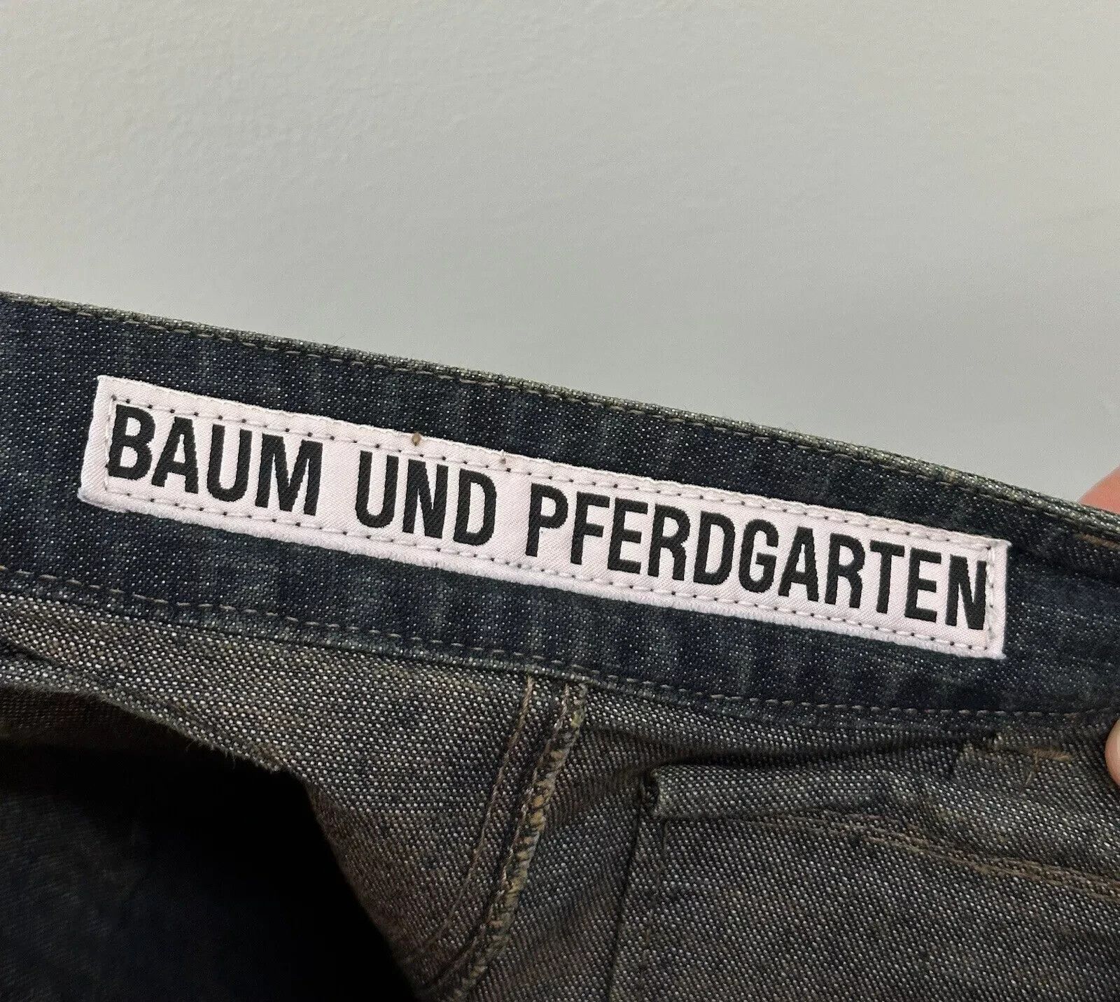 Baum und Pferdgarten Baum Und Pferdgarten Skirt Women Y2K Wrap Denim Ruffle Knee Size 26" / US 2 / IT 38 - 11 Thumbnail