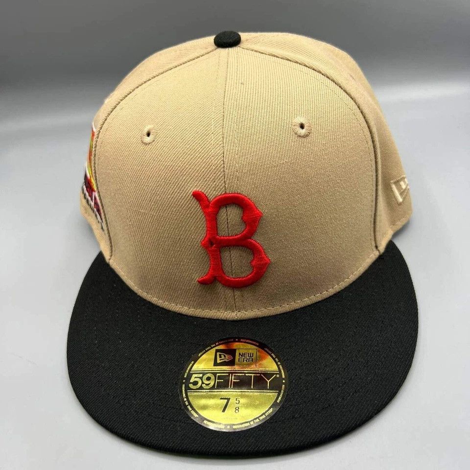 New Era Brooklyn LA Dodgers Hat Men 7 5/8 59Fifty New Era MLB Fitted Size ONE SIZE - 3 Thumbnail