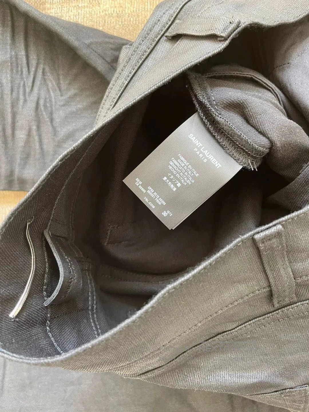 Saint Laurent Paris Saint Laurent Black Denim Jeans. Size US 30 / EU 46 - 6 Thumbnail