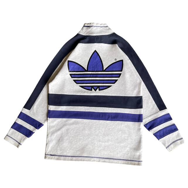 Adidas Three stripes adidas big logo vintage Size US L / EU 52-54 / 3 - 1 Thumbnail