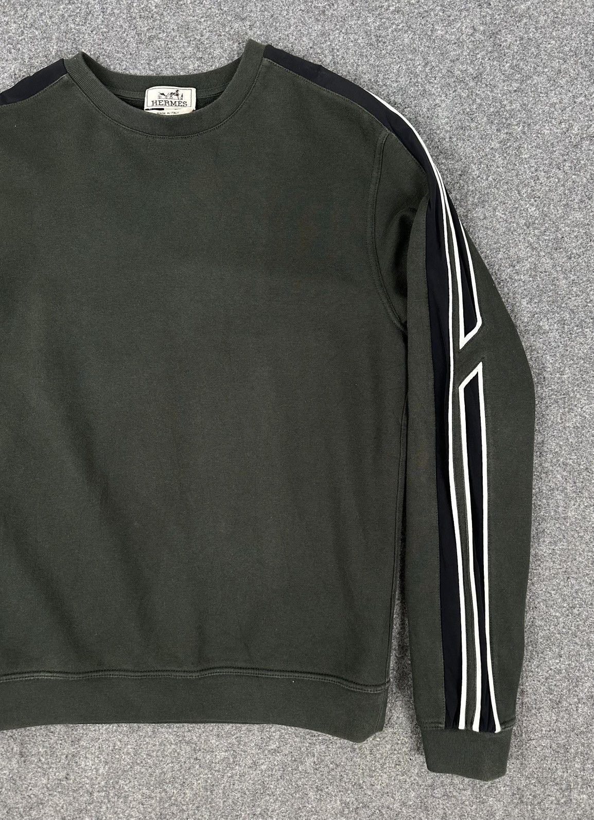 Hermes Hermes - Sport Series F/W21 - Run “H” Sweater - Army Green Size US M / EU 48-50 / 2 - 3 Thumbnail