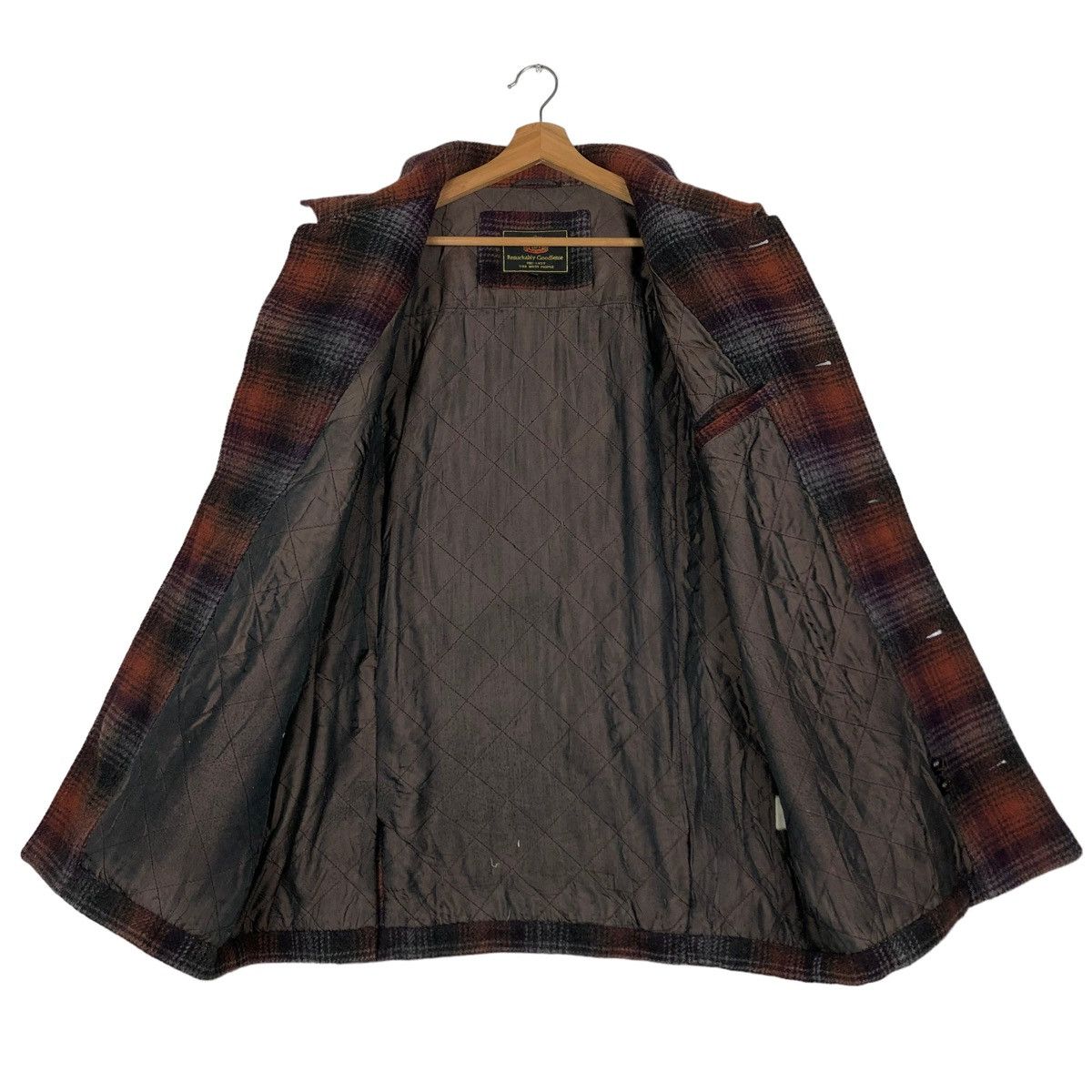Flannel 🔥VINTAGE WOOL FLANNEL JACKET ZIPPER BE-HOT ISSEY MIYAKE Size US L / EU 52-54 / 3 - 13 Thumbnail