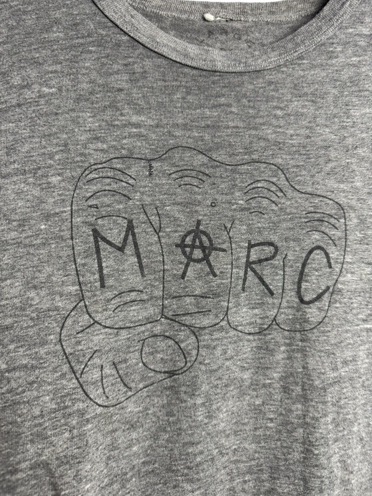 Hysteric Glamour × Japanese Brand Marc Jacobs Anarchy Fist T shirt Size US L / EU 52-54 / 3 - 3 Thumbnail