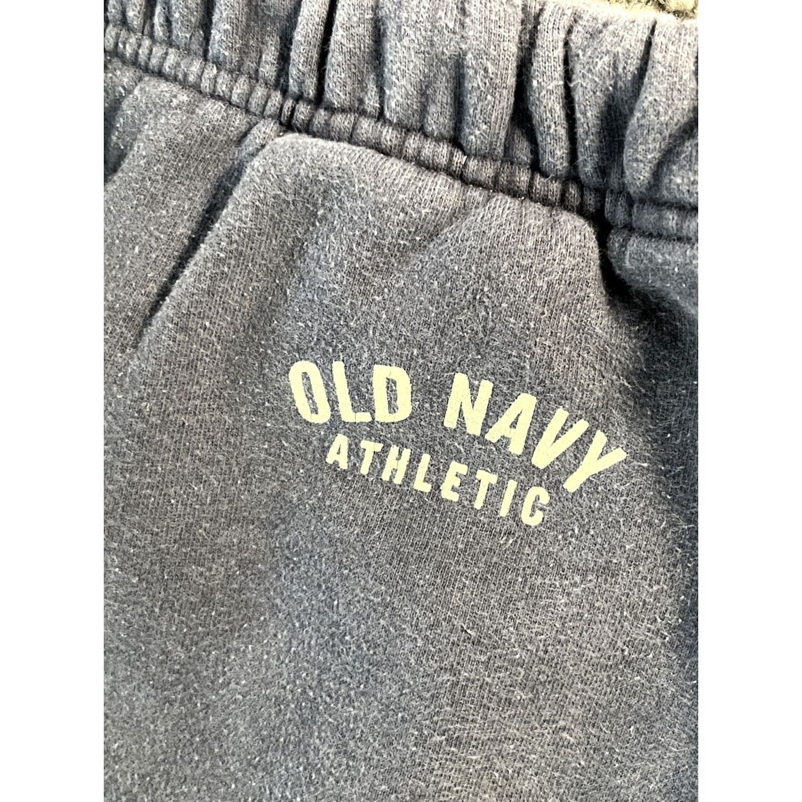 Old Navy VINTAGE Old Navy Sweatpants Mens Small Blue Drawstring Distressed Activewear Pants Casual Baggy Night? Size US 29 - 5 Thumbnail