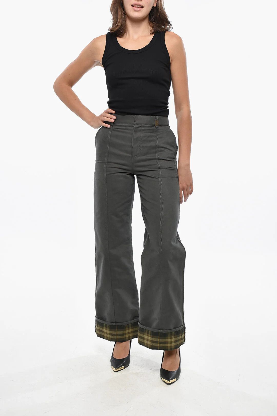 Burberry og1mm0426 Cotton 4-Pocket Pant in Grey Size 28" / US 6 / IT 42 - 4 Thumbnail