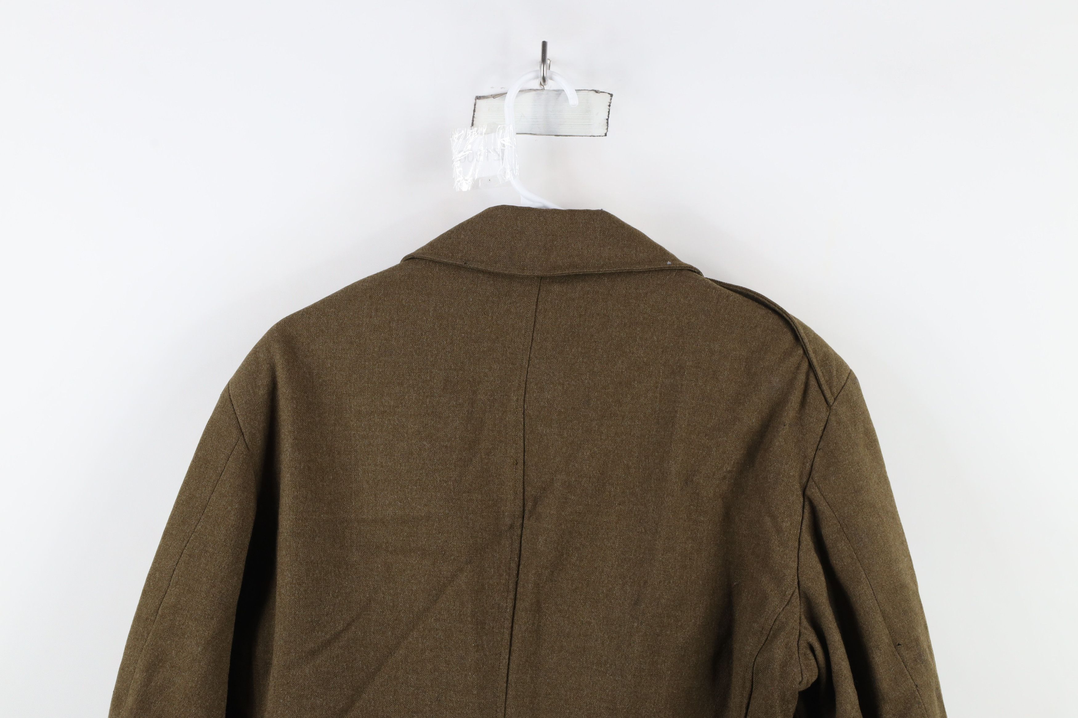 Vintage Vintage 40s World War II Military Wool OD Field Jacket USA Size US L / EU 52-54 / 3 - 16 Thumbnail