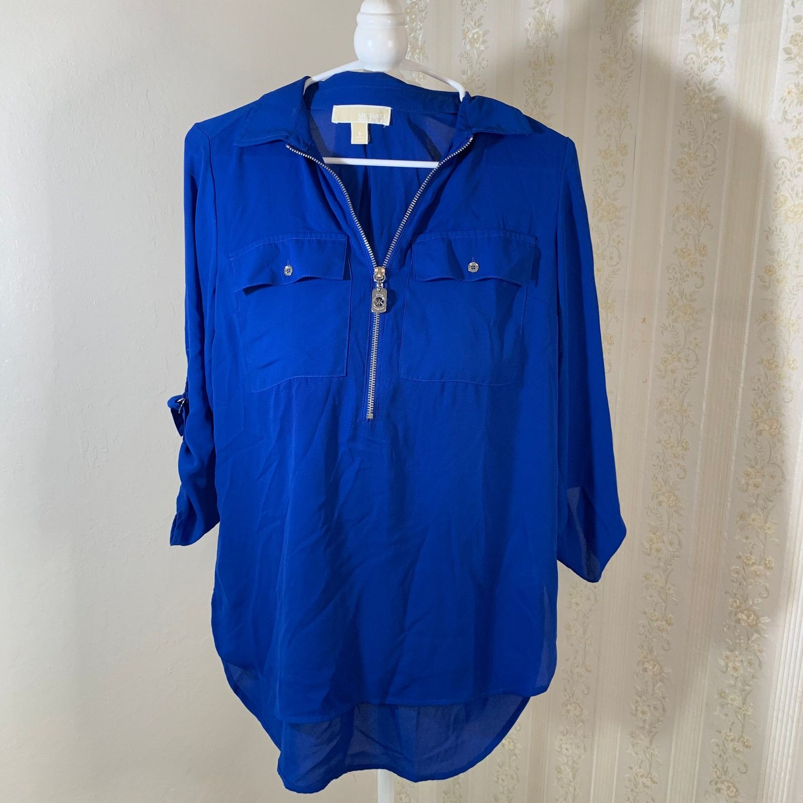 Michael Kors Michael Kors Blue Blouse size S Size S / US 4 / IT 40 - 1 Thumbnail