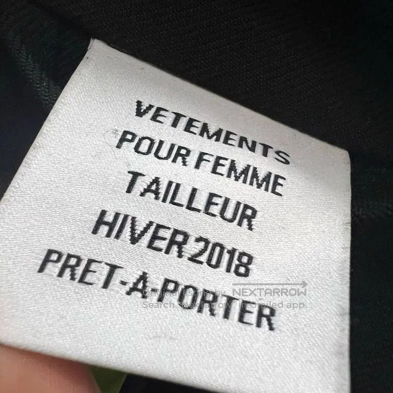 Vetements Vetements Black Double-Breasted Coat. Size US S / EU 44-46 / 1 - 3 Thumbnail