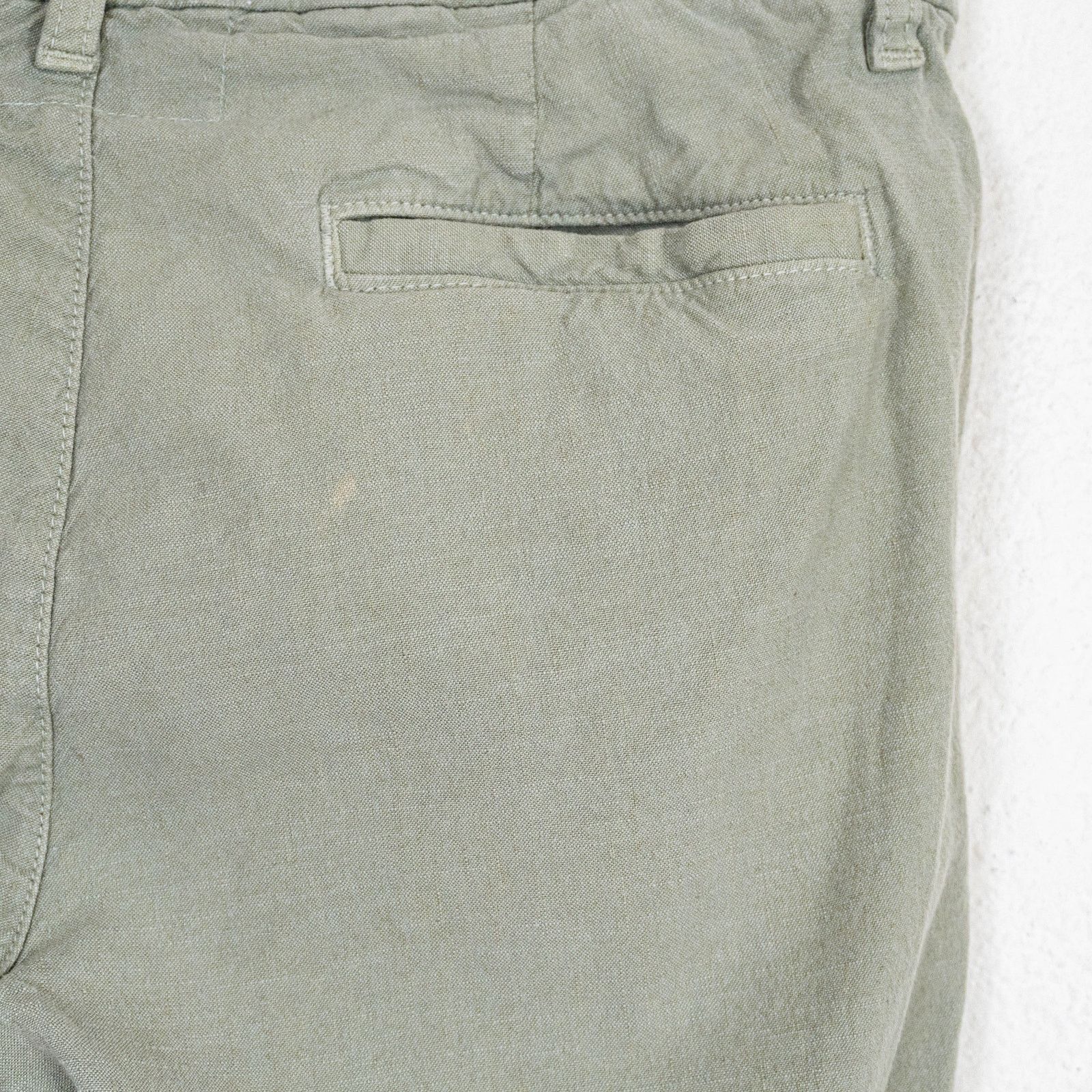 Frank & Eileen Frank & Eileen Wicklow Raw Crop Chino Pants Vintage green Size 30" / US 8 / IT 44 - 11 Thumbnail