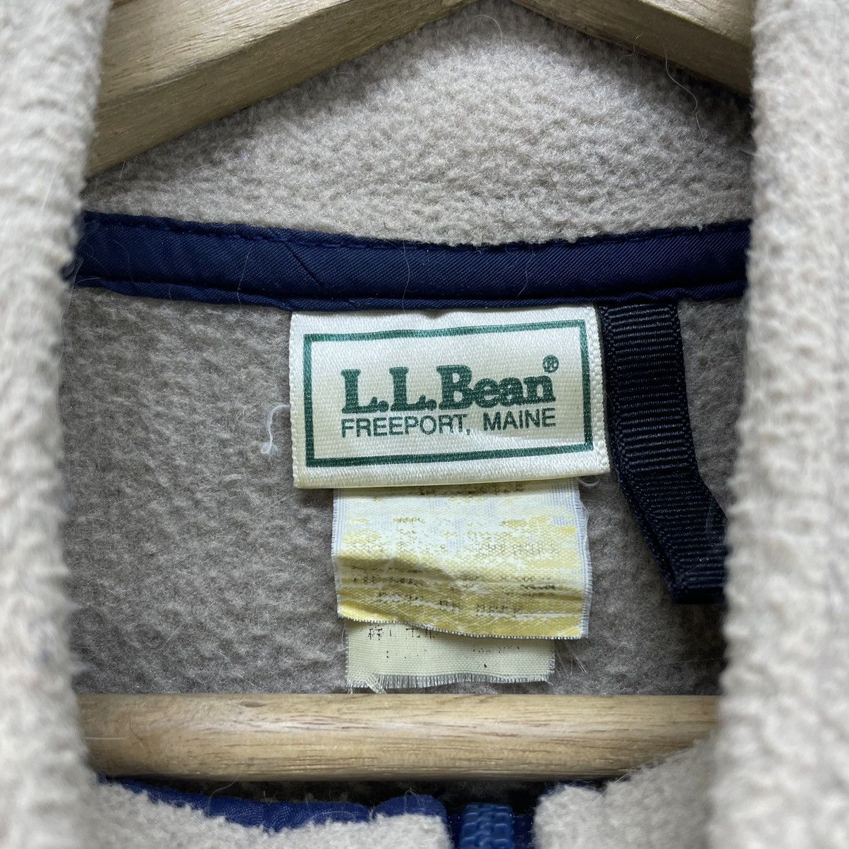 L.L. Bean × Vintage 💥Vintage Ll Bean Flecee Half Zip Pull Over Jacket Size US M / EU 48-50 / 2 - 5 Thumbnail