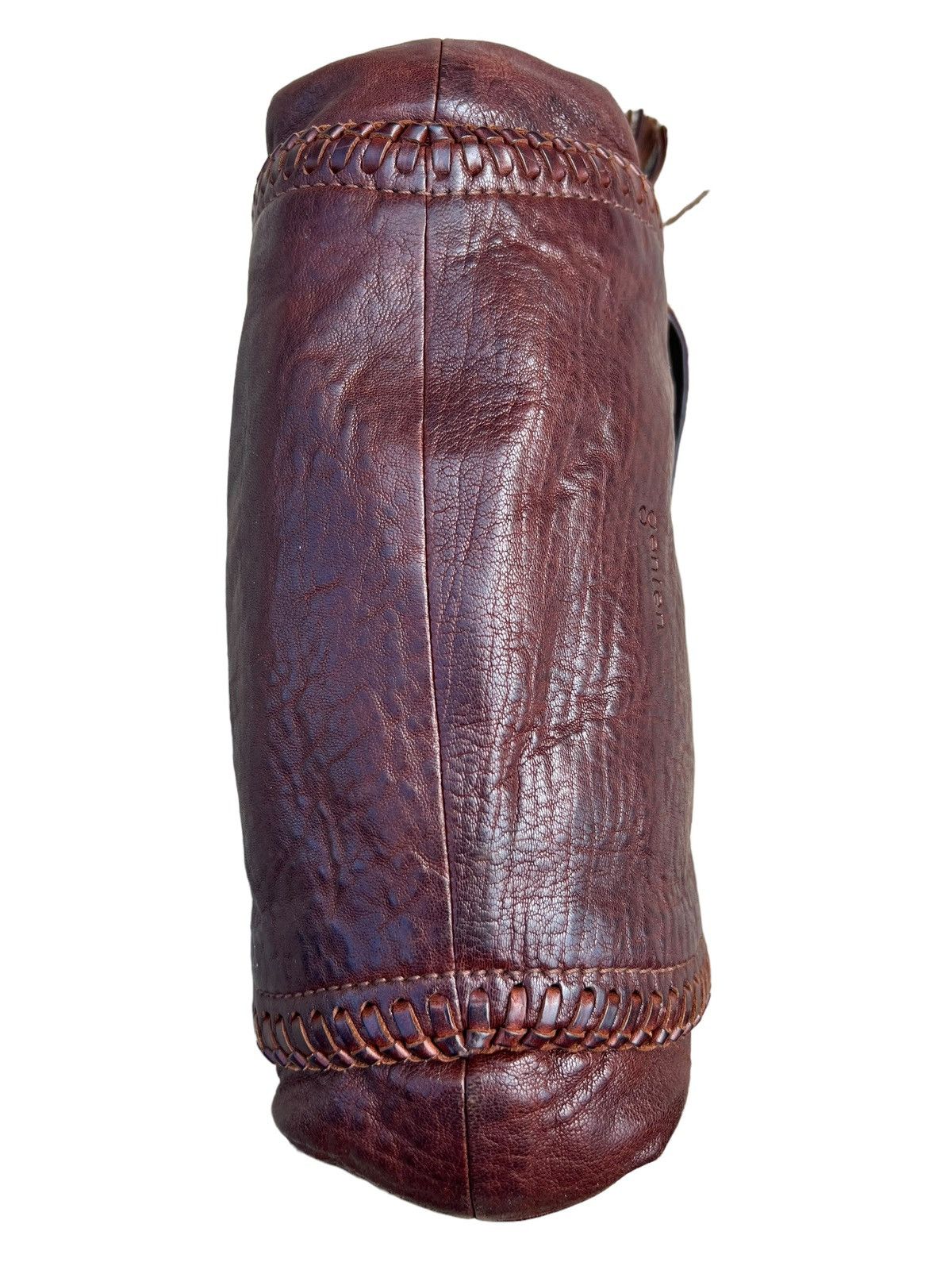 Leather genten Japan Patina Leather Mini Hobo Bag Size ONE SIZE - 11 Thumbnail