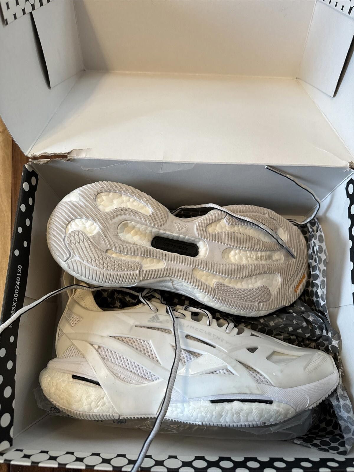 Adidas adidas Stella McCartney x SolarGlide White W Sz 8.5 $245 Size US 8.5 / IT 38.5 - 5 Thumbnail