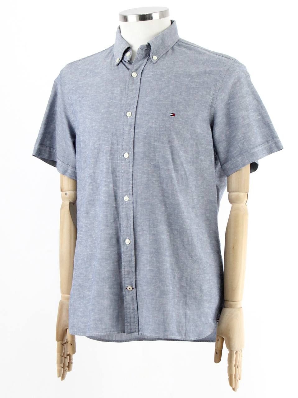 Tommy Hilfiger TOMMY HILFIGER Linen and cotton shirt Size US L / EU 52-54 / 3 - 2 Thumbnail