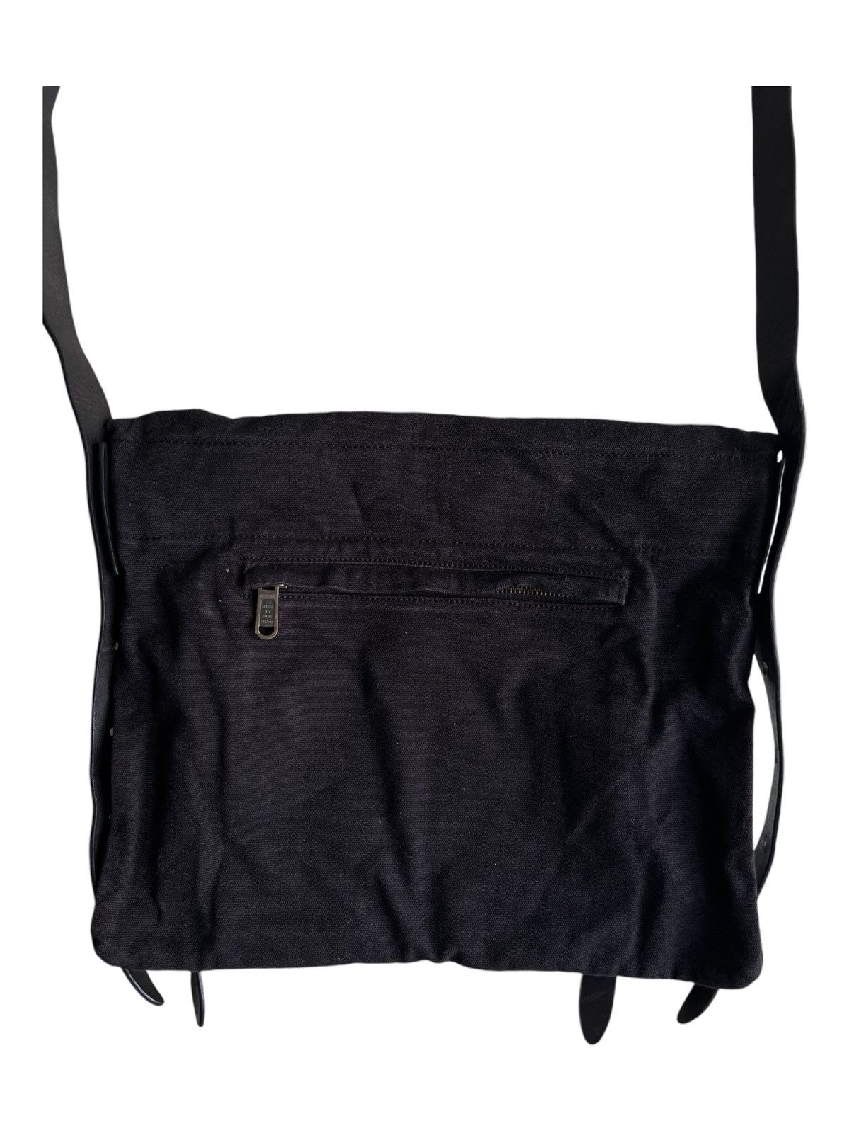 Heaven by Marc Jacobs MJ Heaven MBMJ Foldable Canvas Leather Sling Crossbody Bag Size ONE SIZE - 9 Thumbnail