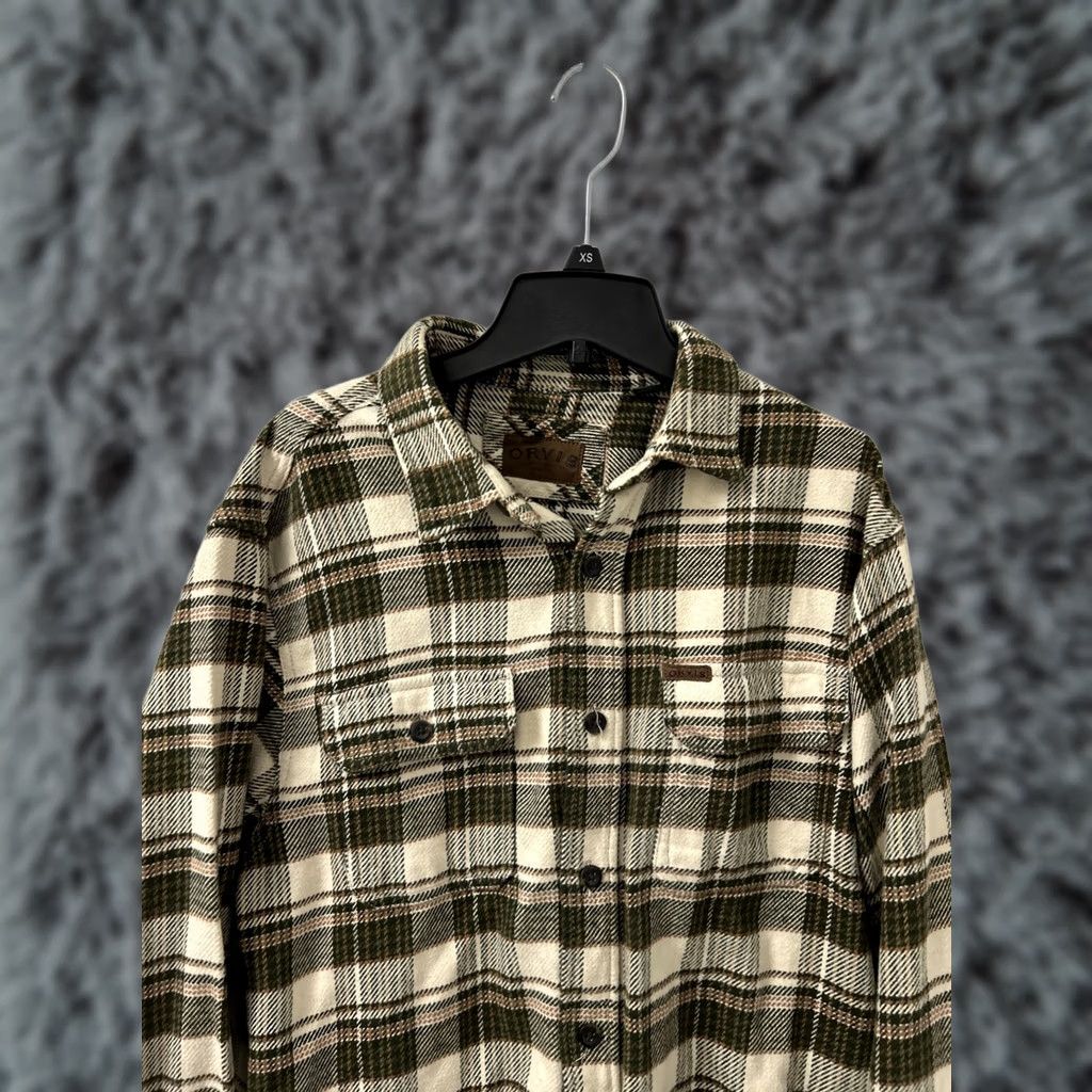 Orvis Orvis Shirt Jacket Mens M Green Plaid Pockets Heavy Cotton Shacket Size US M / EU 48-50 / 2 - 1 Thumbnail