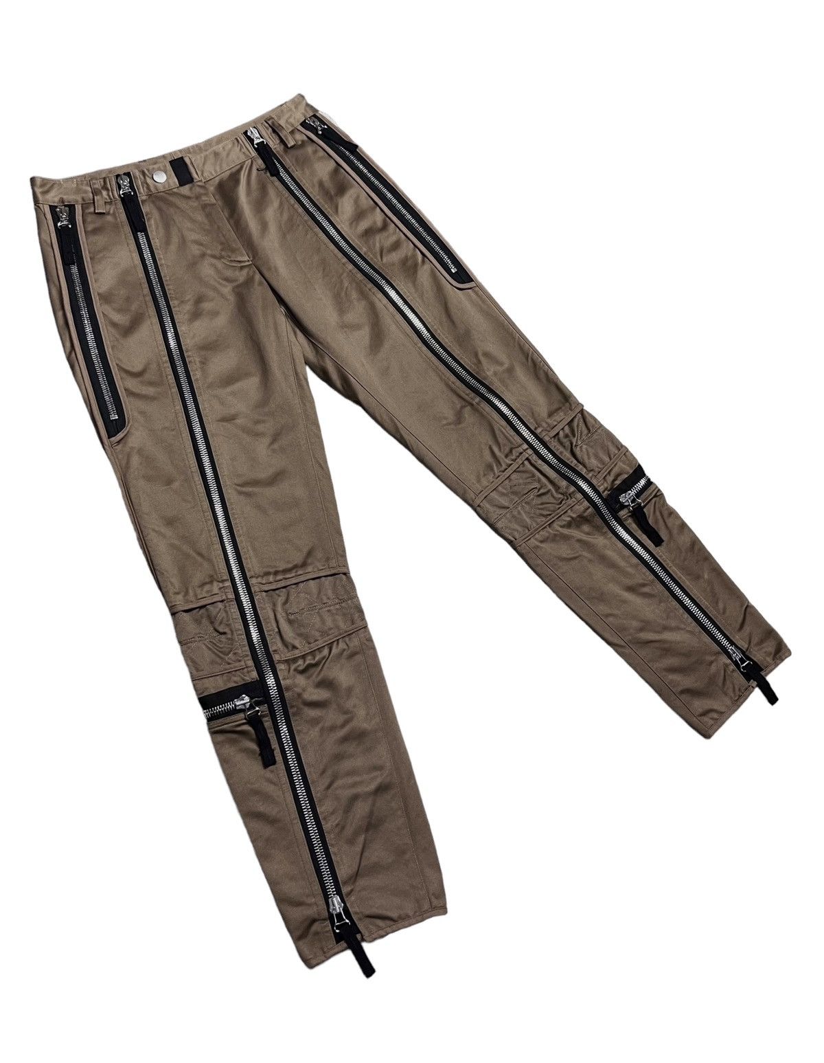 Dries Van Noten Dries Van Noten Multi-Zip Cotton Pants - Rare Archive Size US 28 / EU 44 - 5 Thumbnail