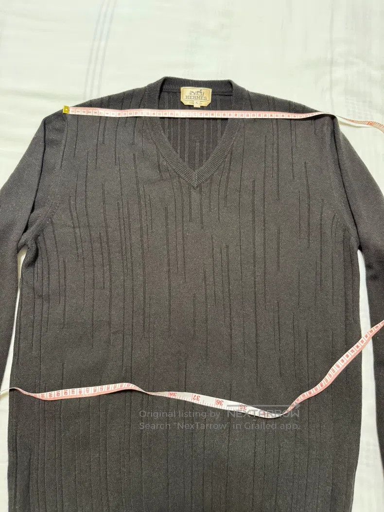 Hermes Hermes Cashmere,sweater 100% cashmere ,classic pattern Size US XL / EU 56 / 4 - 3 Thumbnail