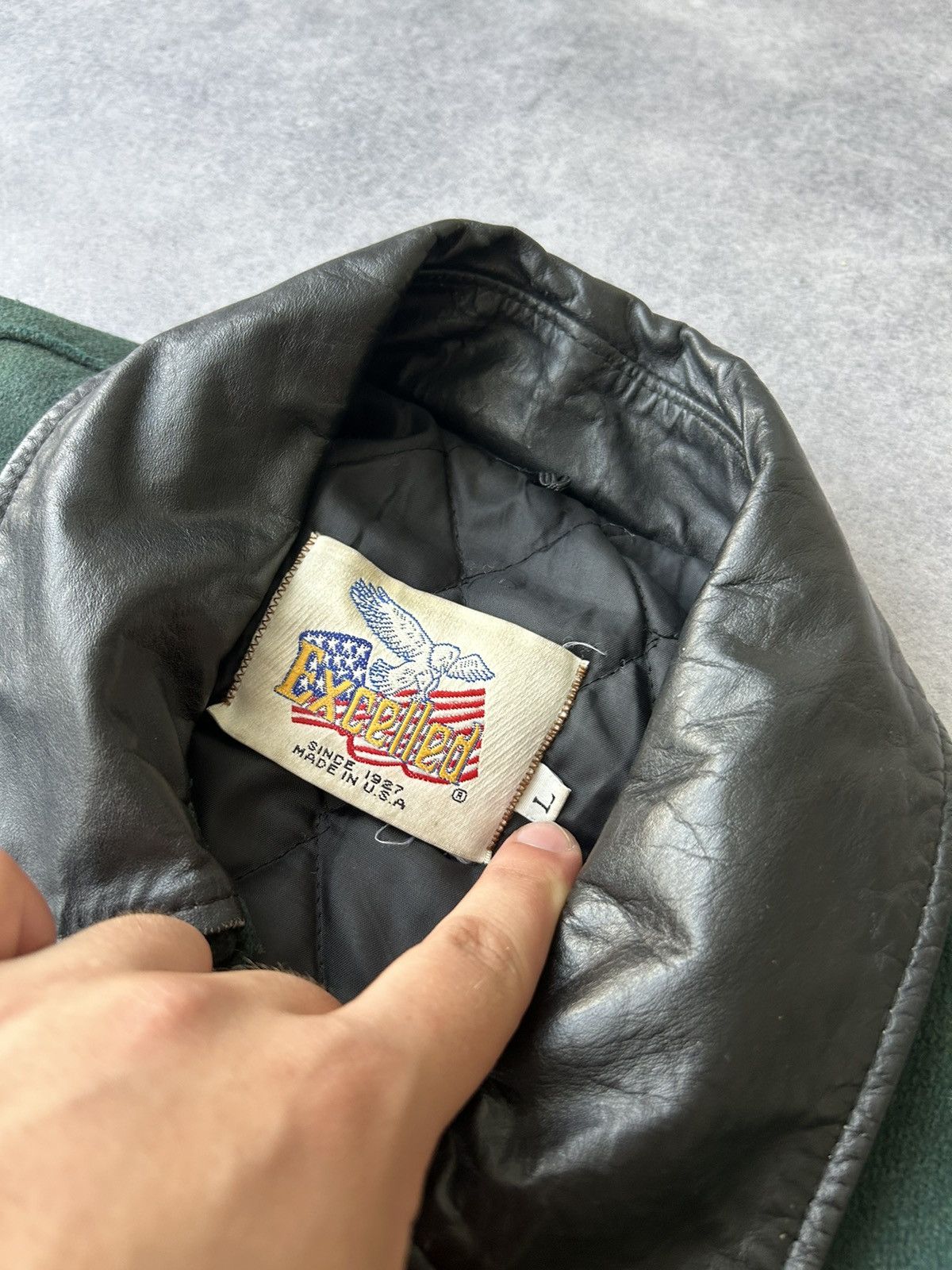 Excelled Vintage Excelled Made in Usa 🇺🇸 varsity bomber jacket mens Size US L / EU 52-54 / 3 - 5 Thumbnail