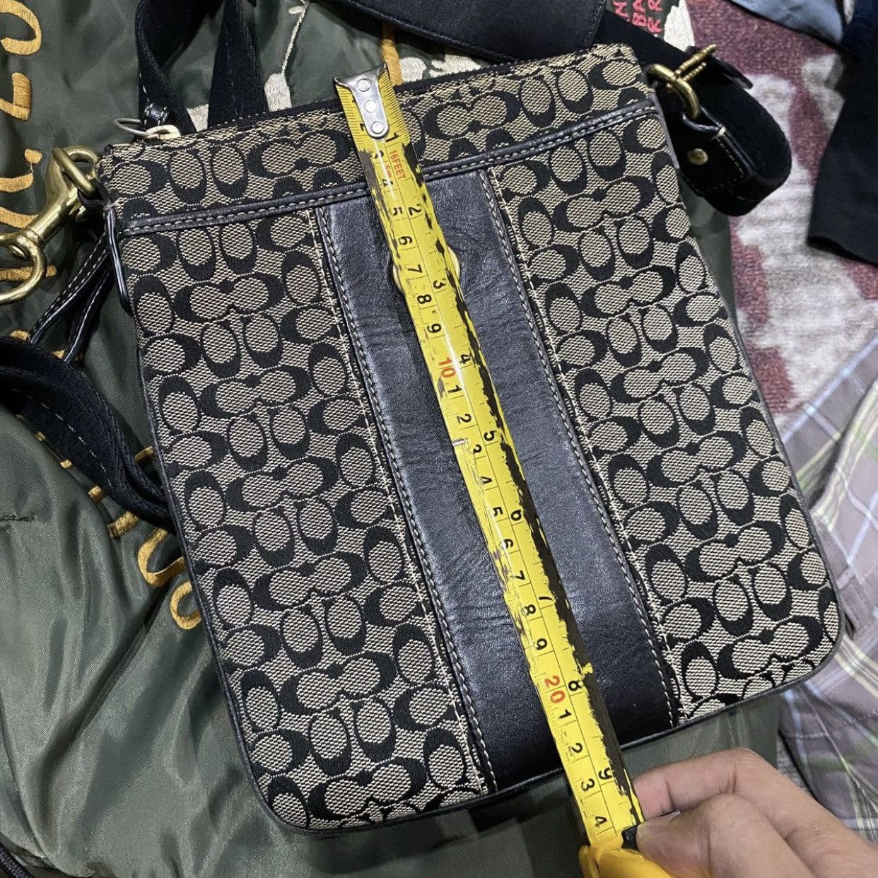 Coach Authentic Coach Monogram Small Crossover Bag Pocket Book Size ONE SIZE - 17 Thumbnail