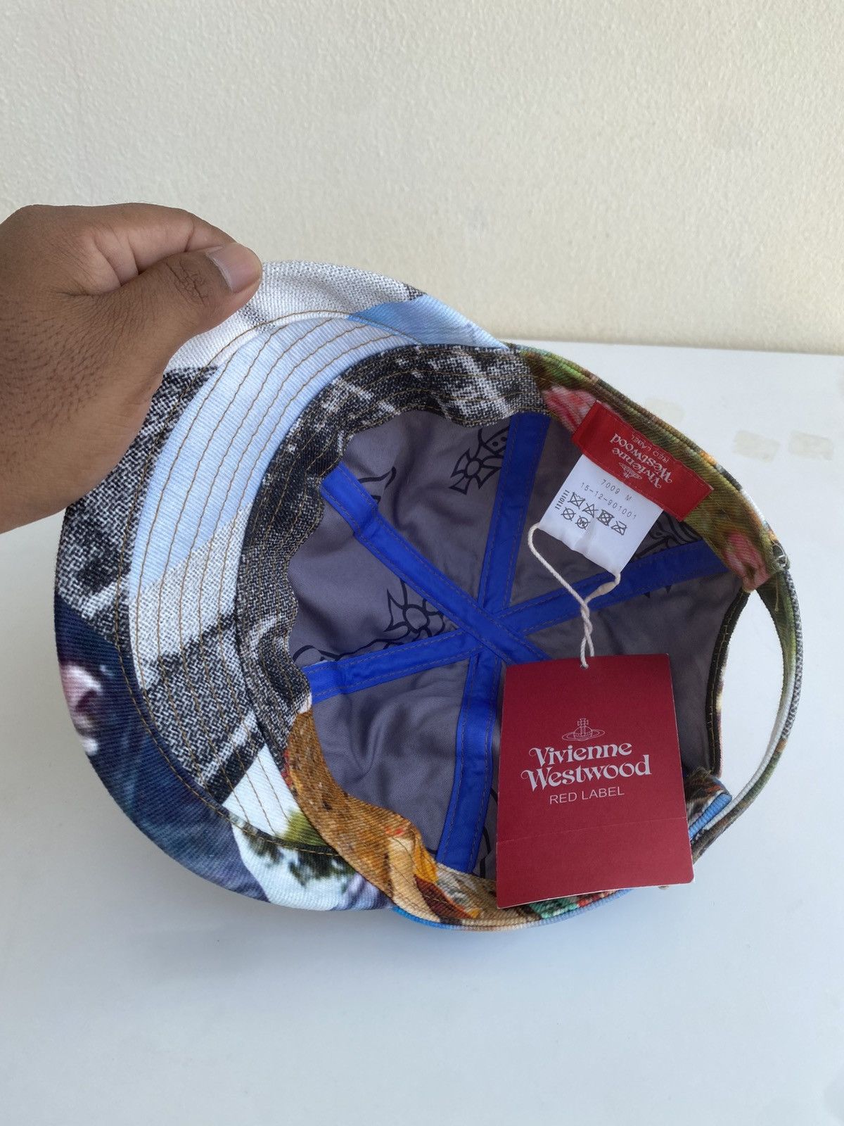 Vivienne Westwood Rare Vivienne Westwood Crazy Design All Over Print Hat Size ONE SIZE - 14 Thumbnail