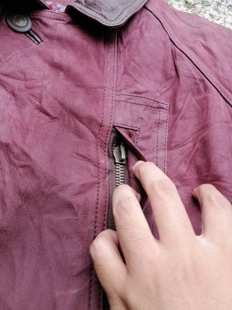 Designer Pellet Foreight Made In Italy Leather Jacket Size US M / EU 48-50 / 2 - 11 Thumbnail