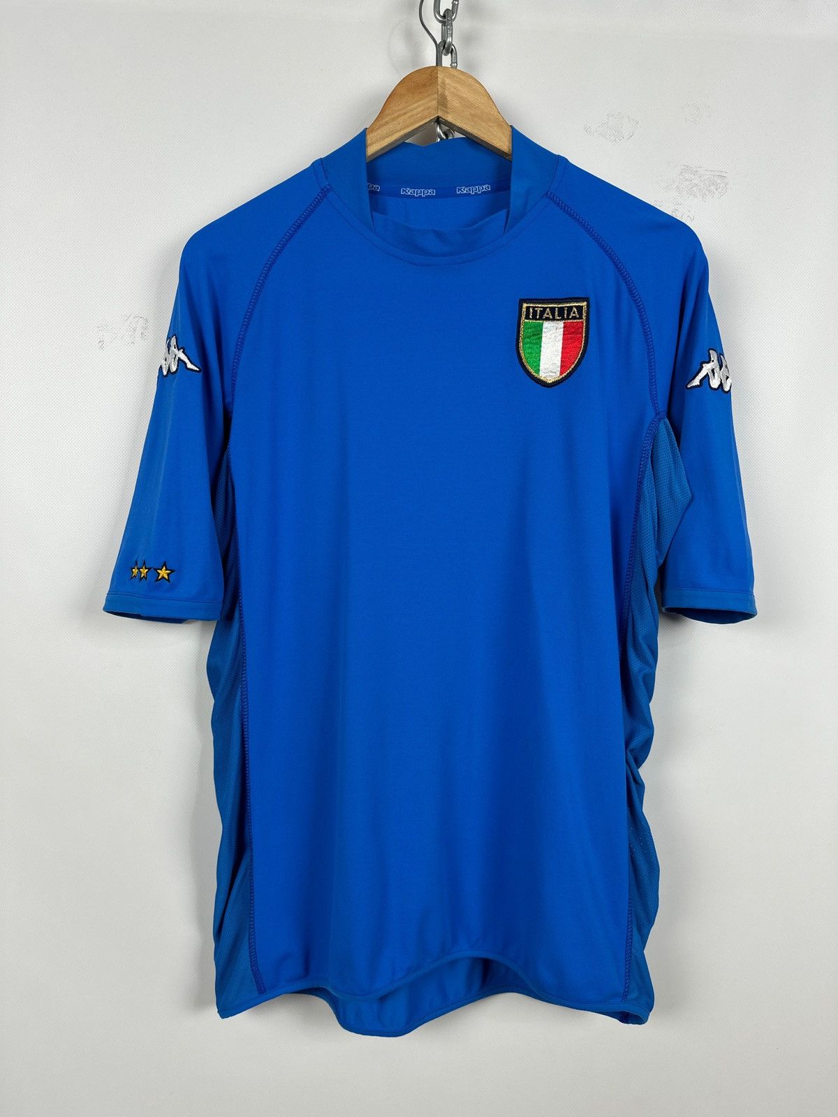 Kappa 2000-2003 Kappa Italy National Team Home Soccer Jersey Size US XL / EU 56 / 4 - 1 Thumbnail