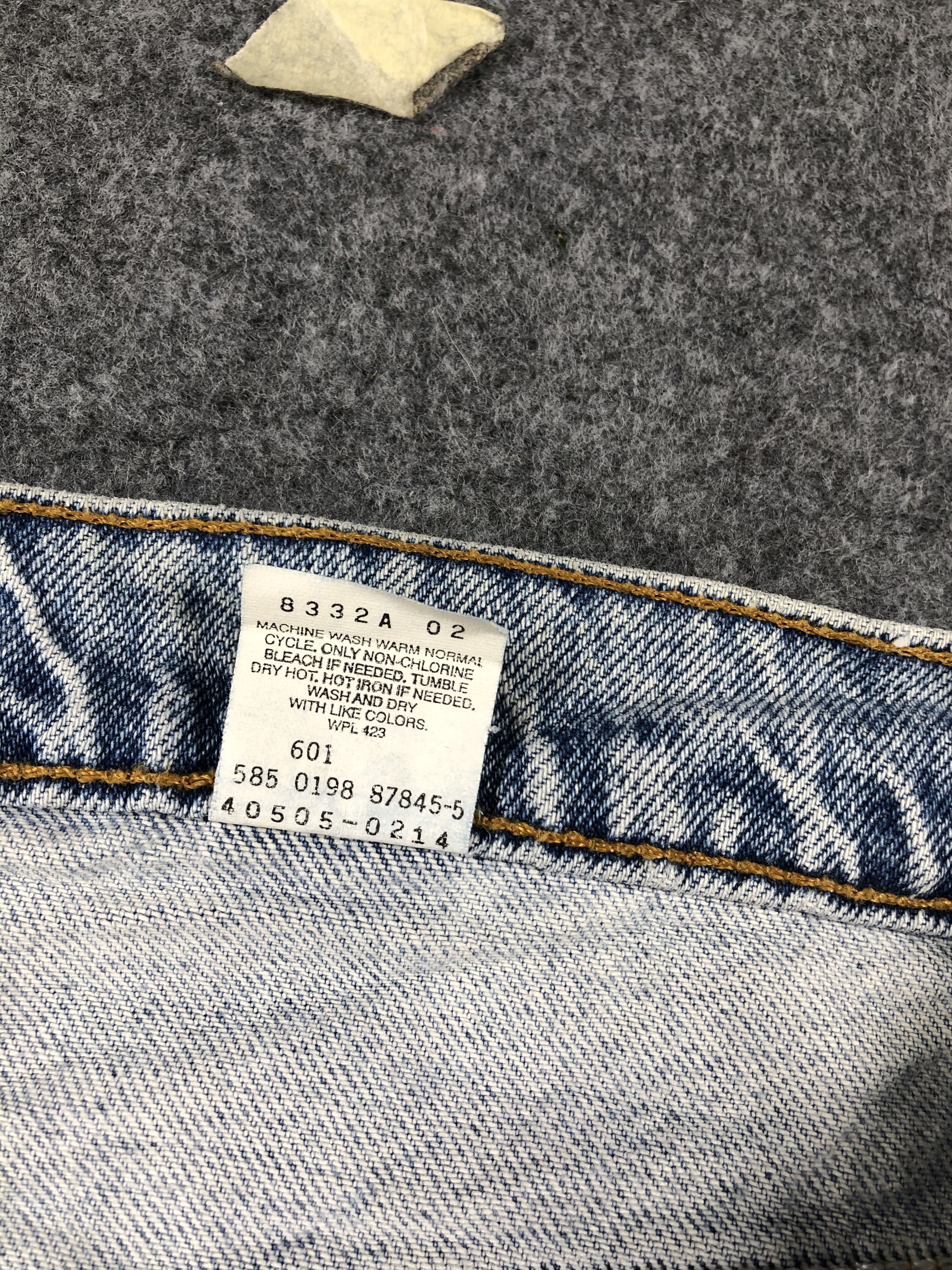 Levi's Vintage Levis Jeans 505 Orange Tab-JM639 Size US 35 - 11 Thumbnail