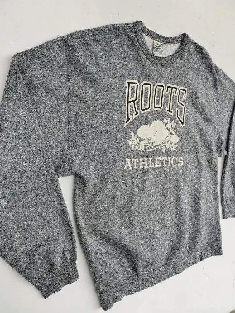 Other Rare!!! Roots Athletics Canada Big Logo Hoodie Sweatshirt Size US L / EU 52-54 / 3 - 9 Thumbnail