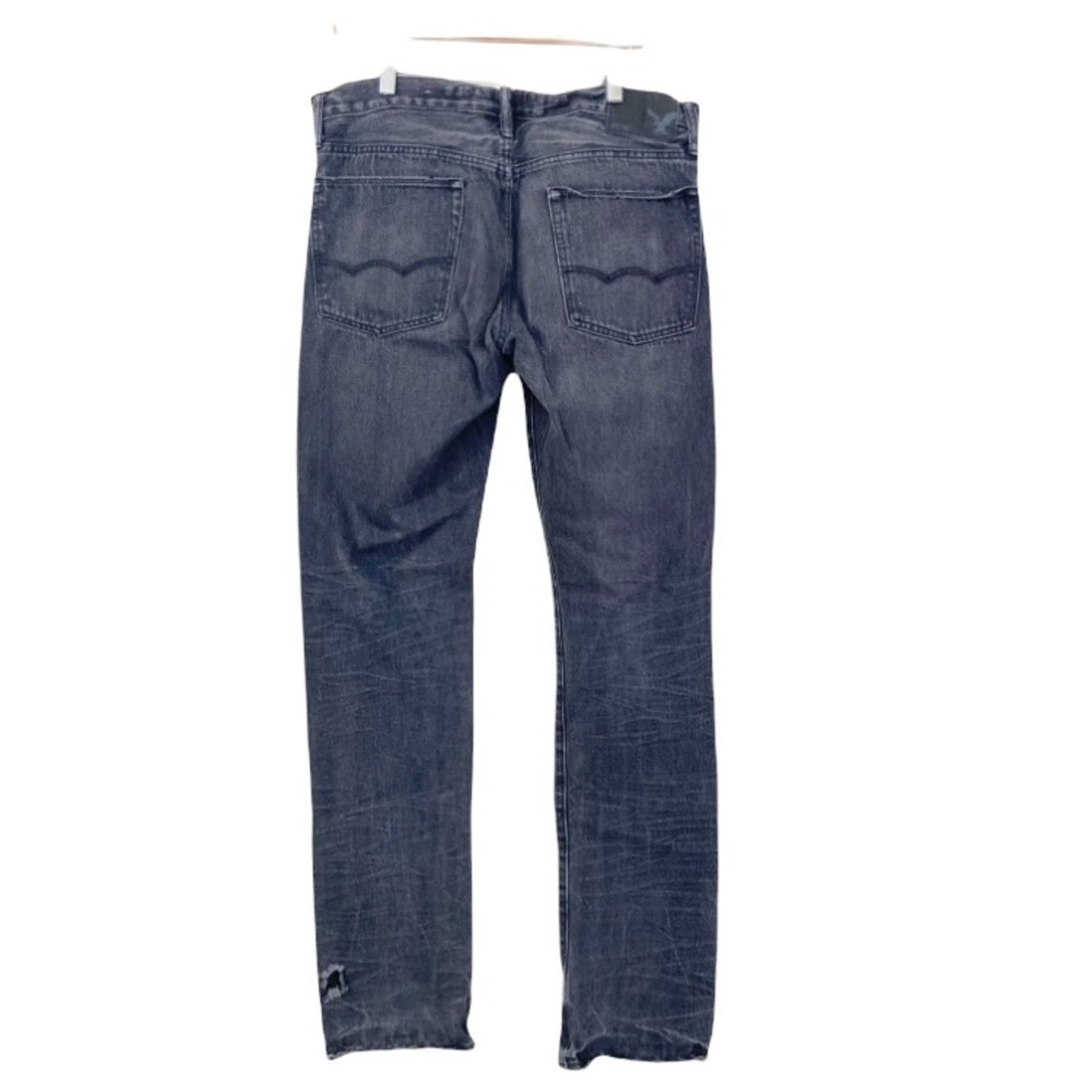 American Eagle Outfitters American Eagle Gray Slim Jeans Sz 32x34 Size US 32 / EU 48 - 2 Thumbnail
