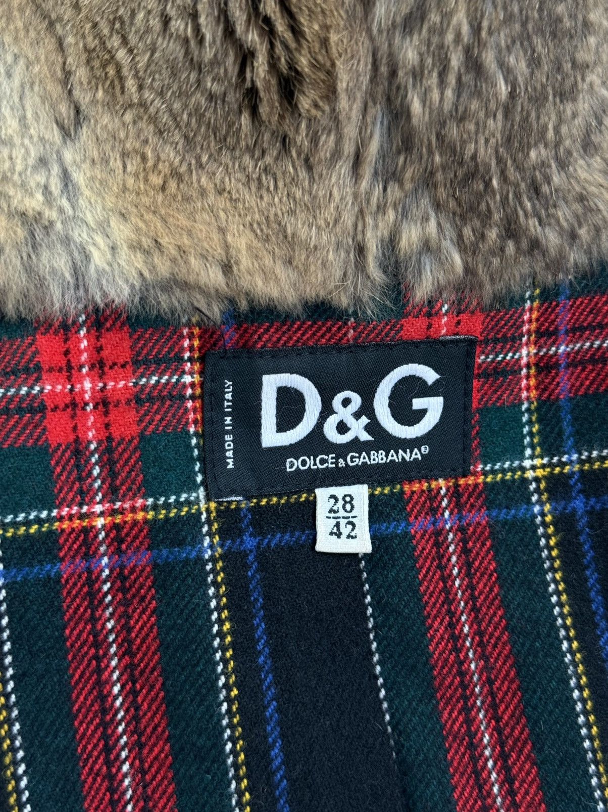 Dolce & Gabbana Dolce & Gabbana D&G Black Wool Coat Real Rabbit Fur Hood Size M / US 6-8 / IT 42-44 - 19 Thumbnail